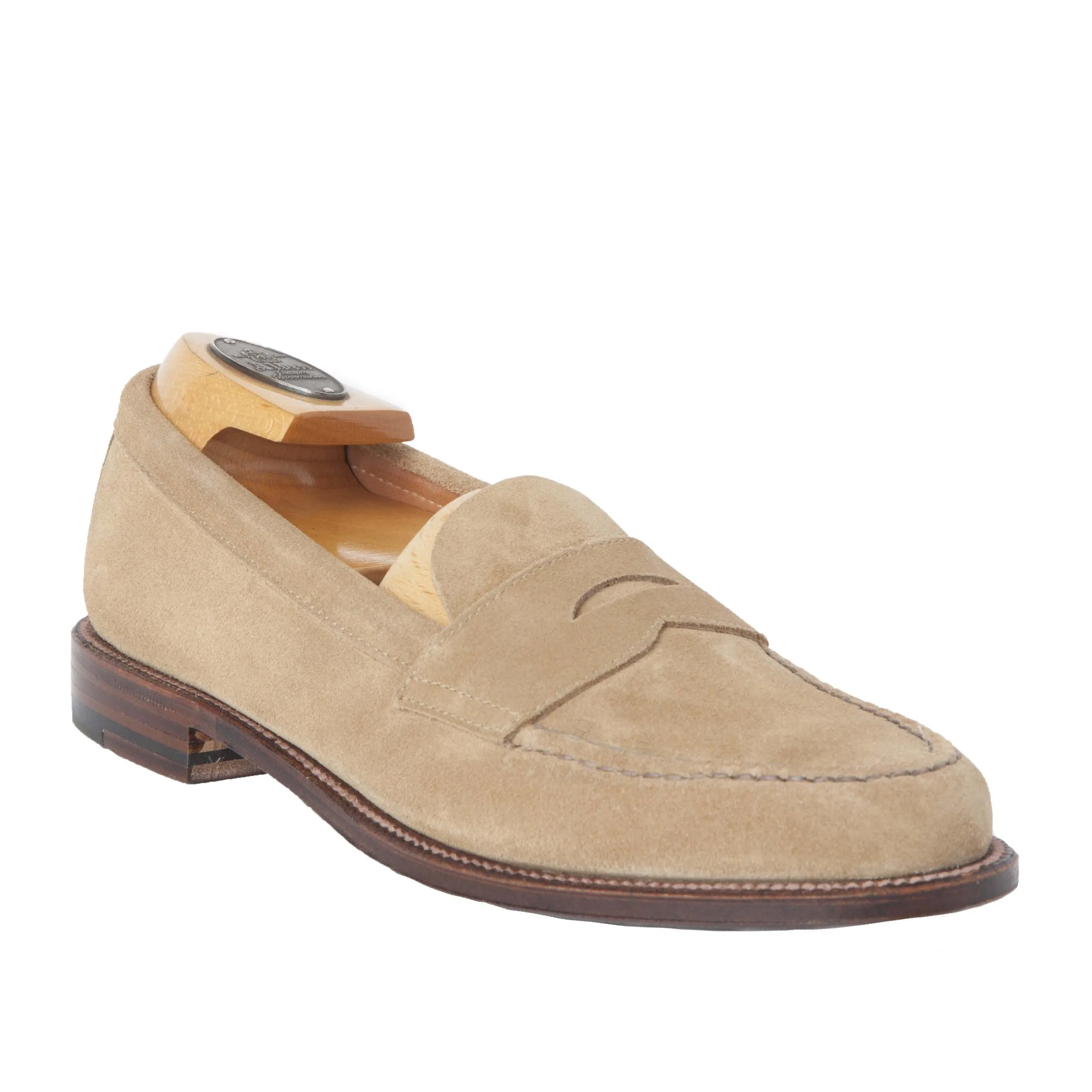 City Comfort 6244F - Unlined Leisure Hand Sewn in Tan Suede