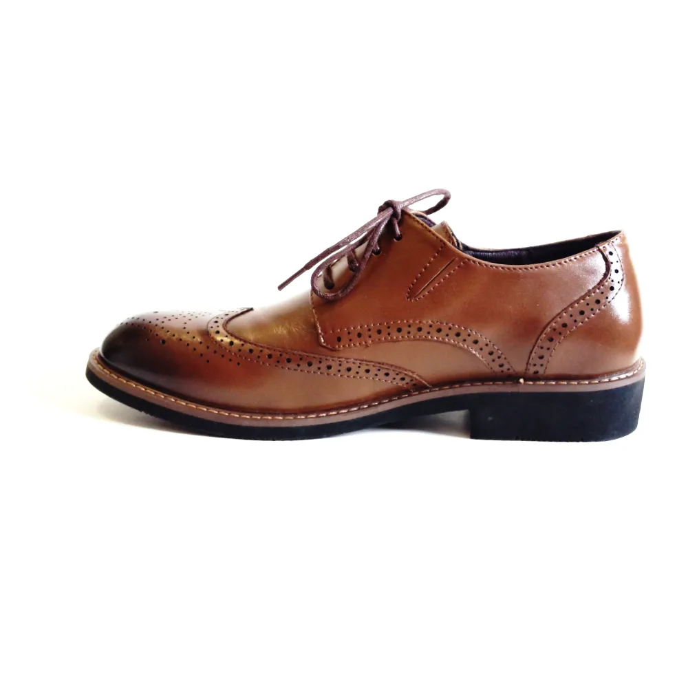 The Wingtip Commanders in Coffee Brown Perfect Fit Form Core