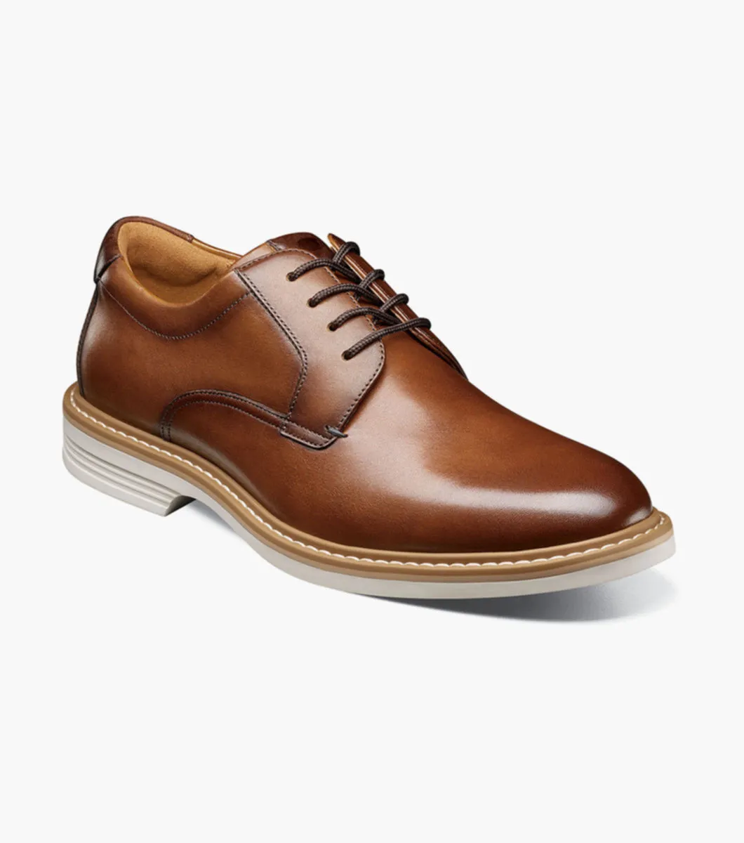 Classic Moccasins Norwalk Plain Toe Oxford-Cognac Multi| Florsheim
