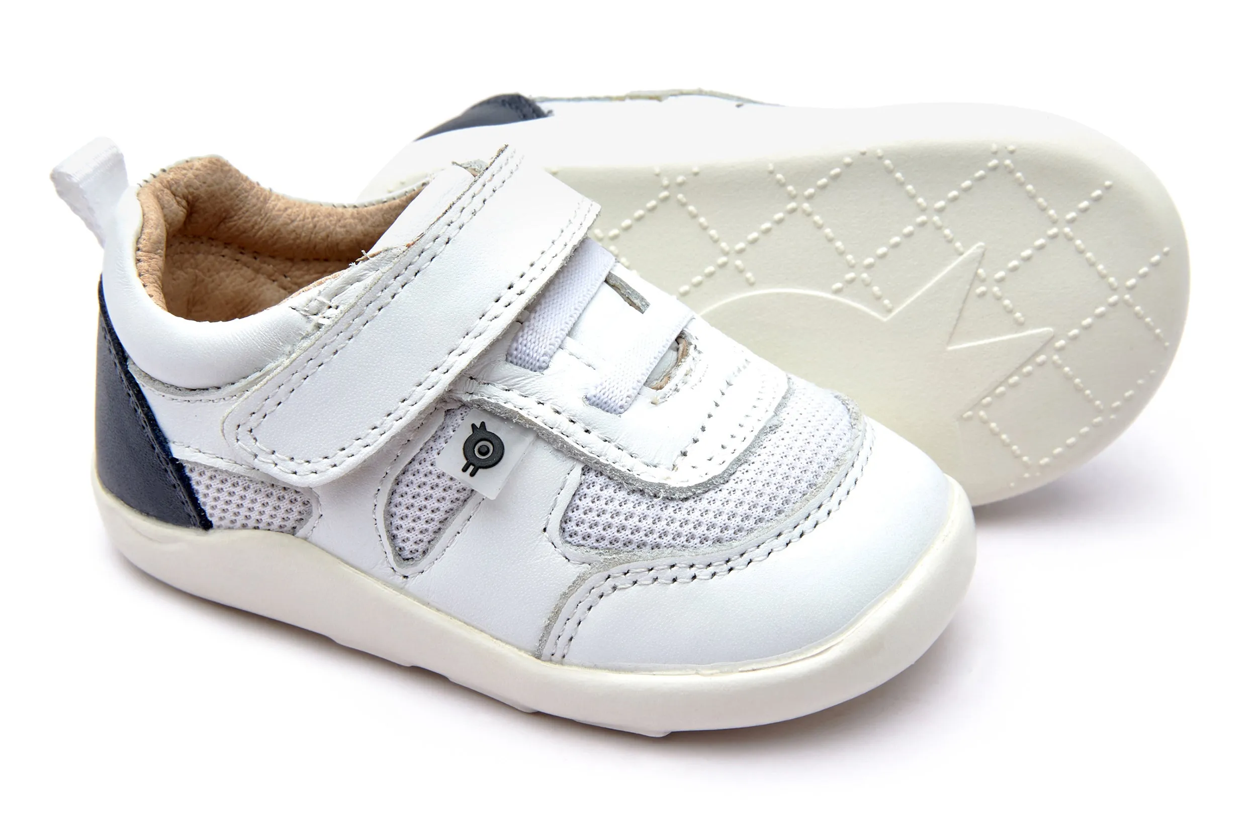 Classic Styles Old Soles Girl's and Boy's Road Trip Shoes, Snow/White/Navy