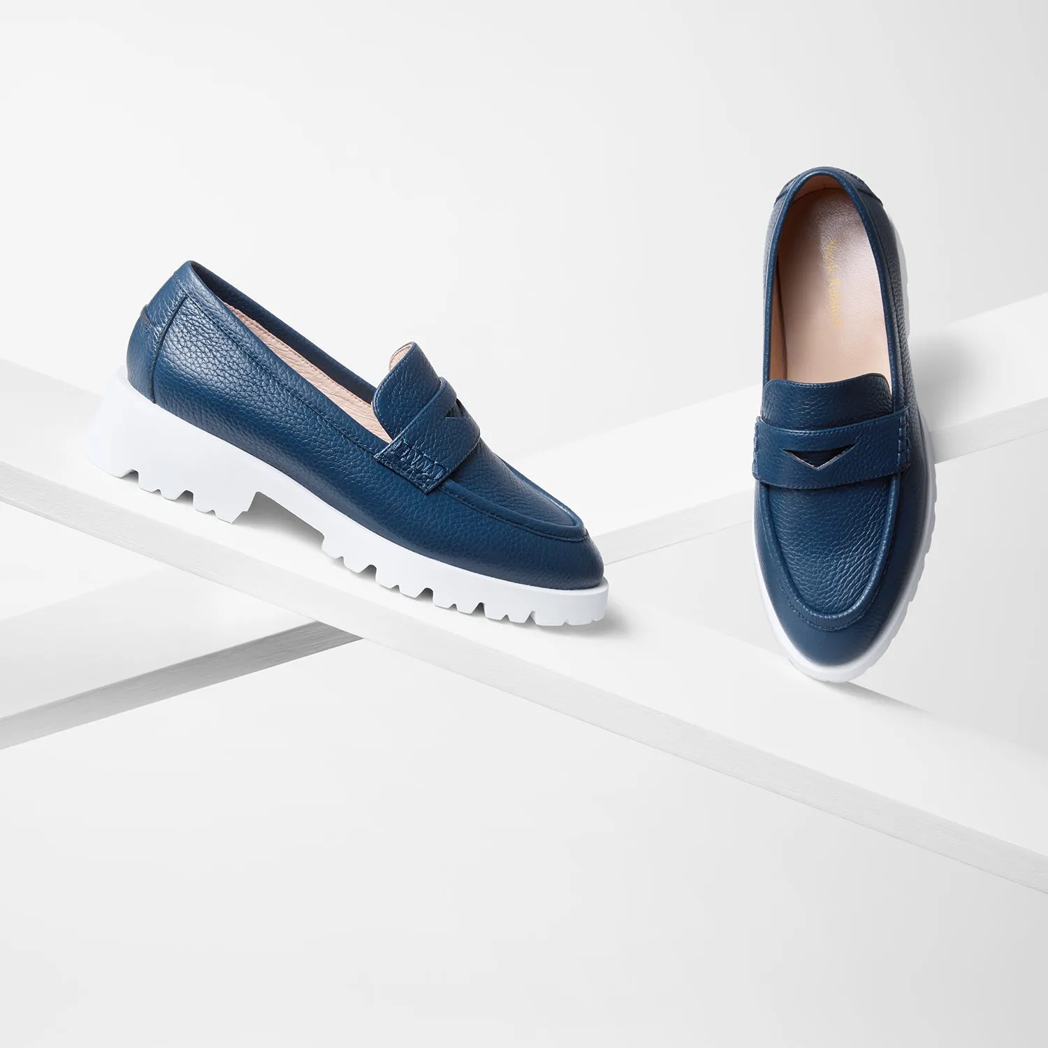 Clay Loafer | Navy Pebble Everyday Step Comfort