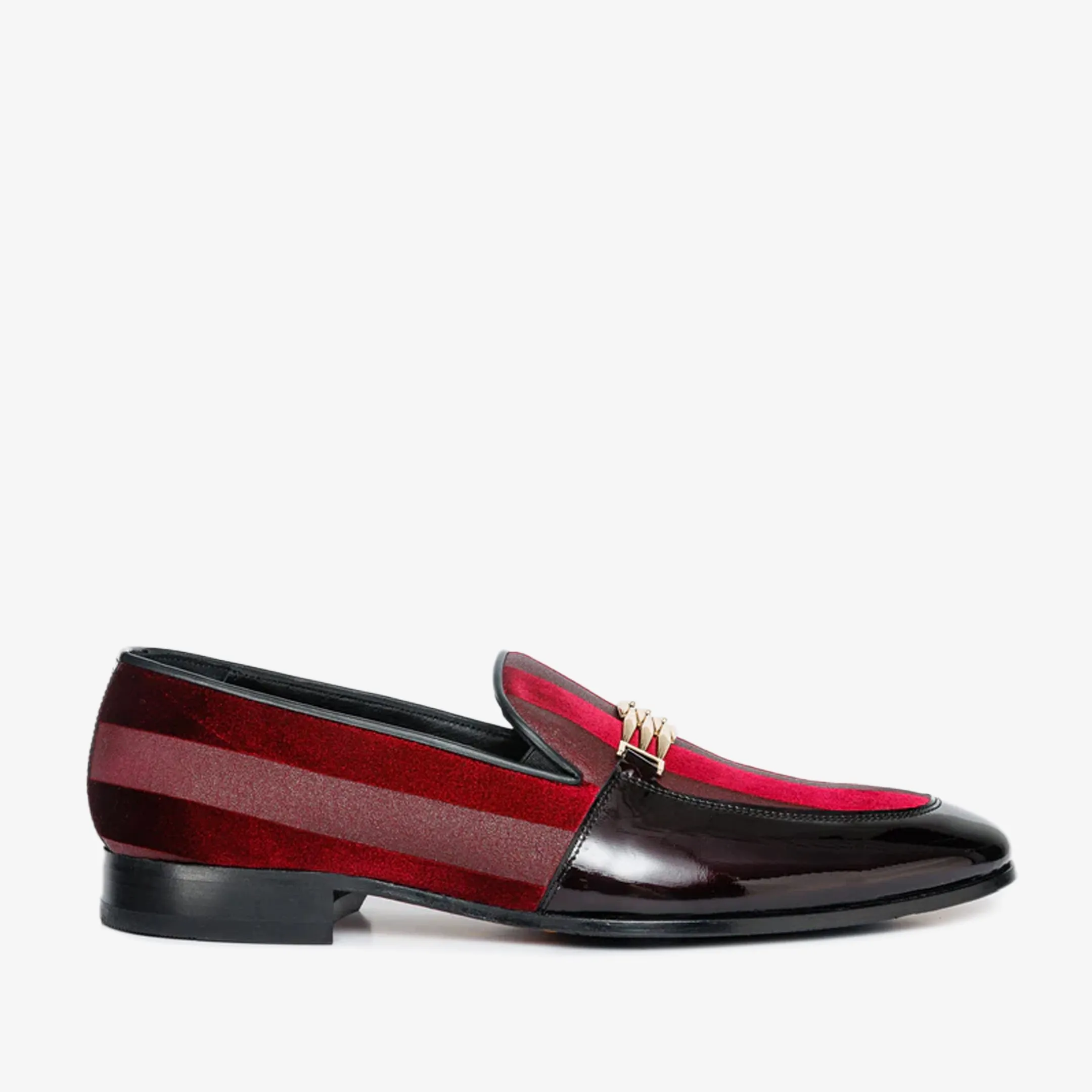 The Pontalto Leather Men Shoe Burgundy Bit Loafer Rubber Outsole