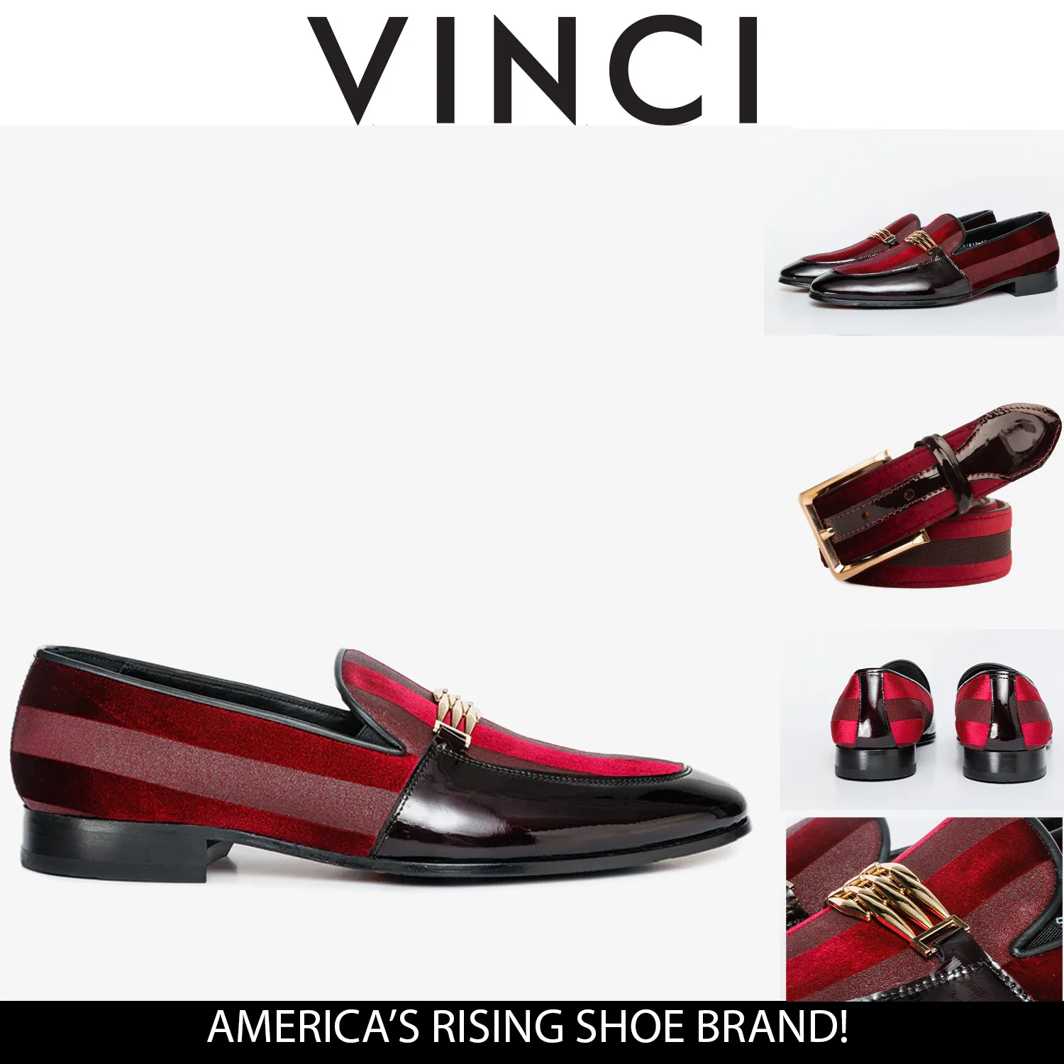 Cloud-Light The Pontalto Leather Men Shoe Burgundy Bit Loafer