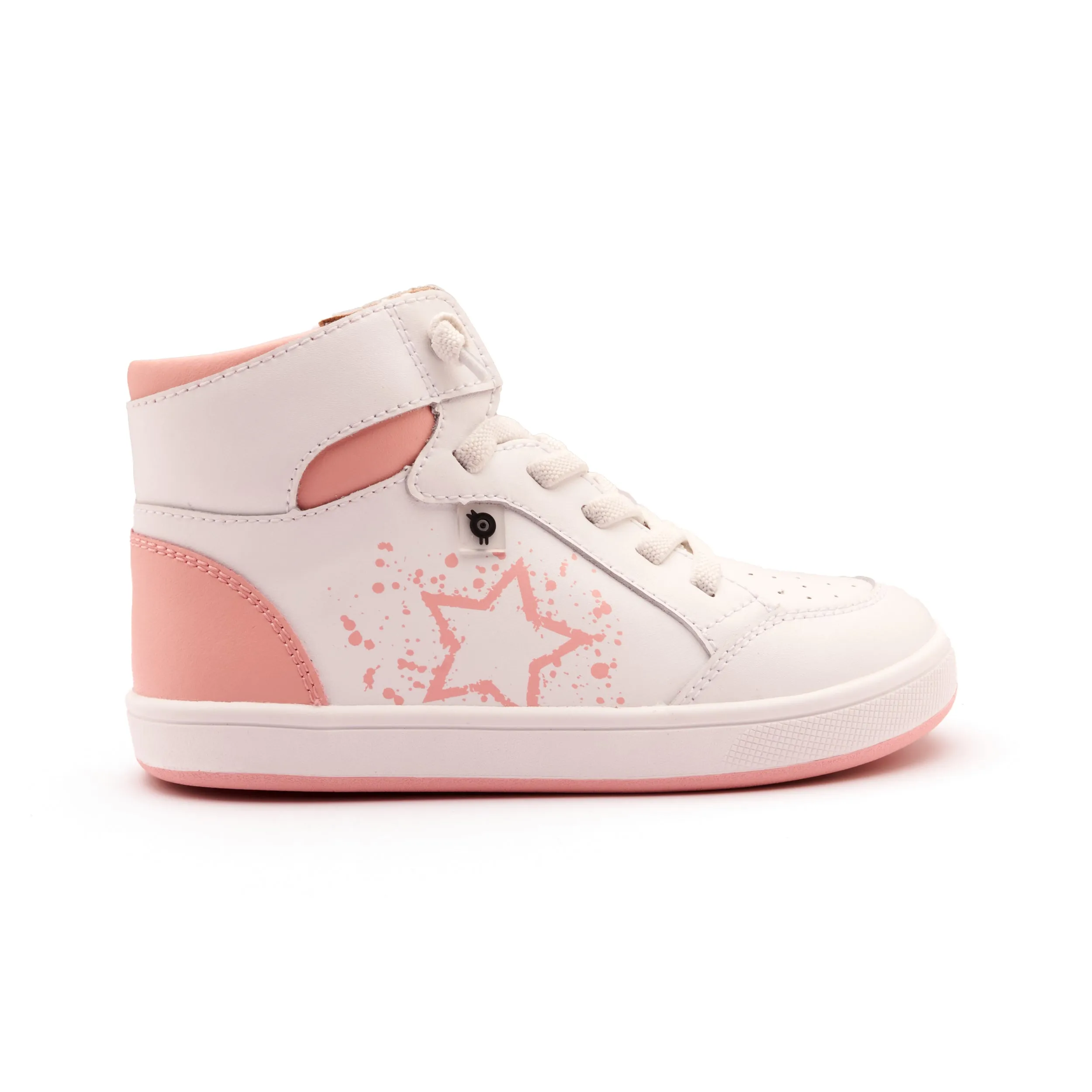Colorful Choices Old Soles Girl's High Splash Casual Shoes - Snow / Cipria / White Cipria