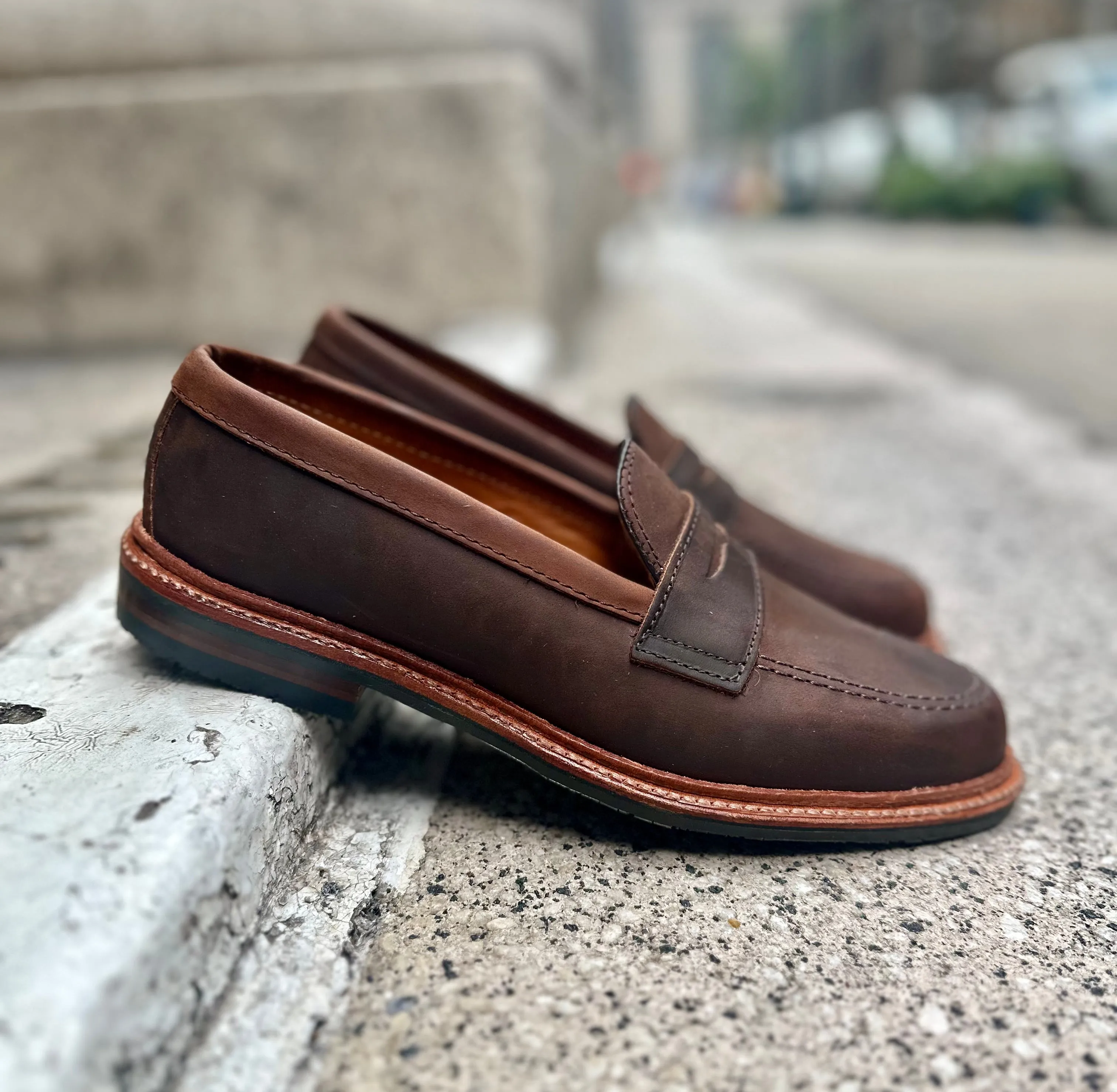 Comfort Essential D2216L - Smooth Tobacco Chamois Penny Loafer