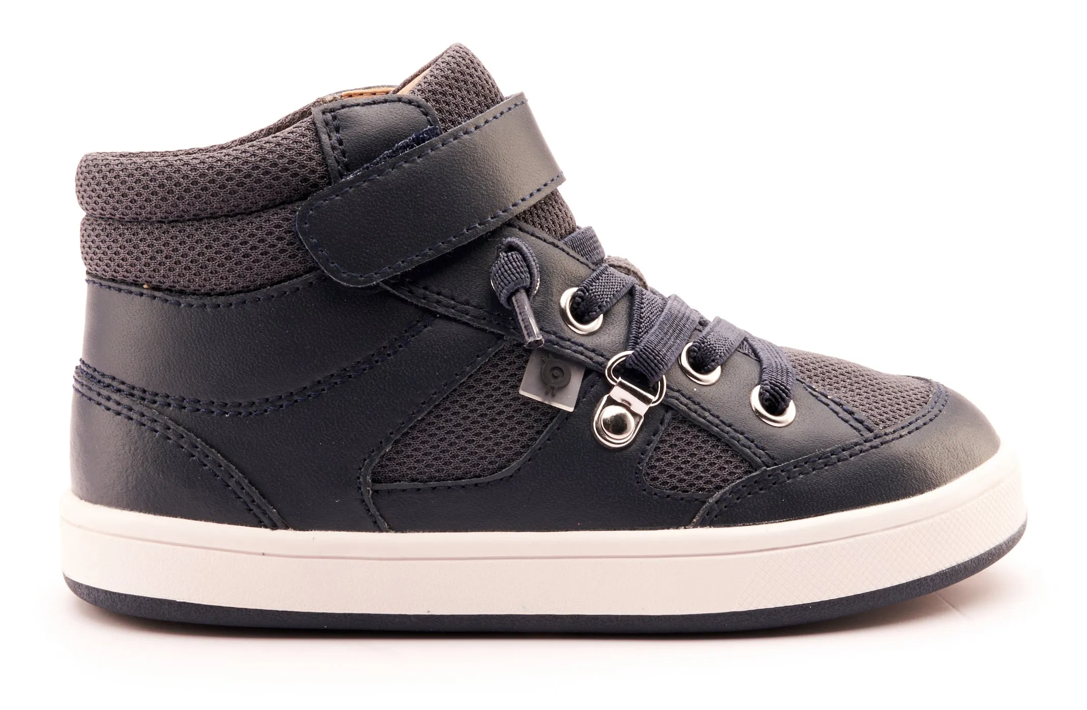 Comfort Footwear Old Soles Boy's and Girl's 1001 Work Kicks Casual Shoes - Navy / Navy Mesh / White Navy Sole