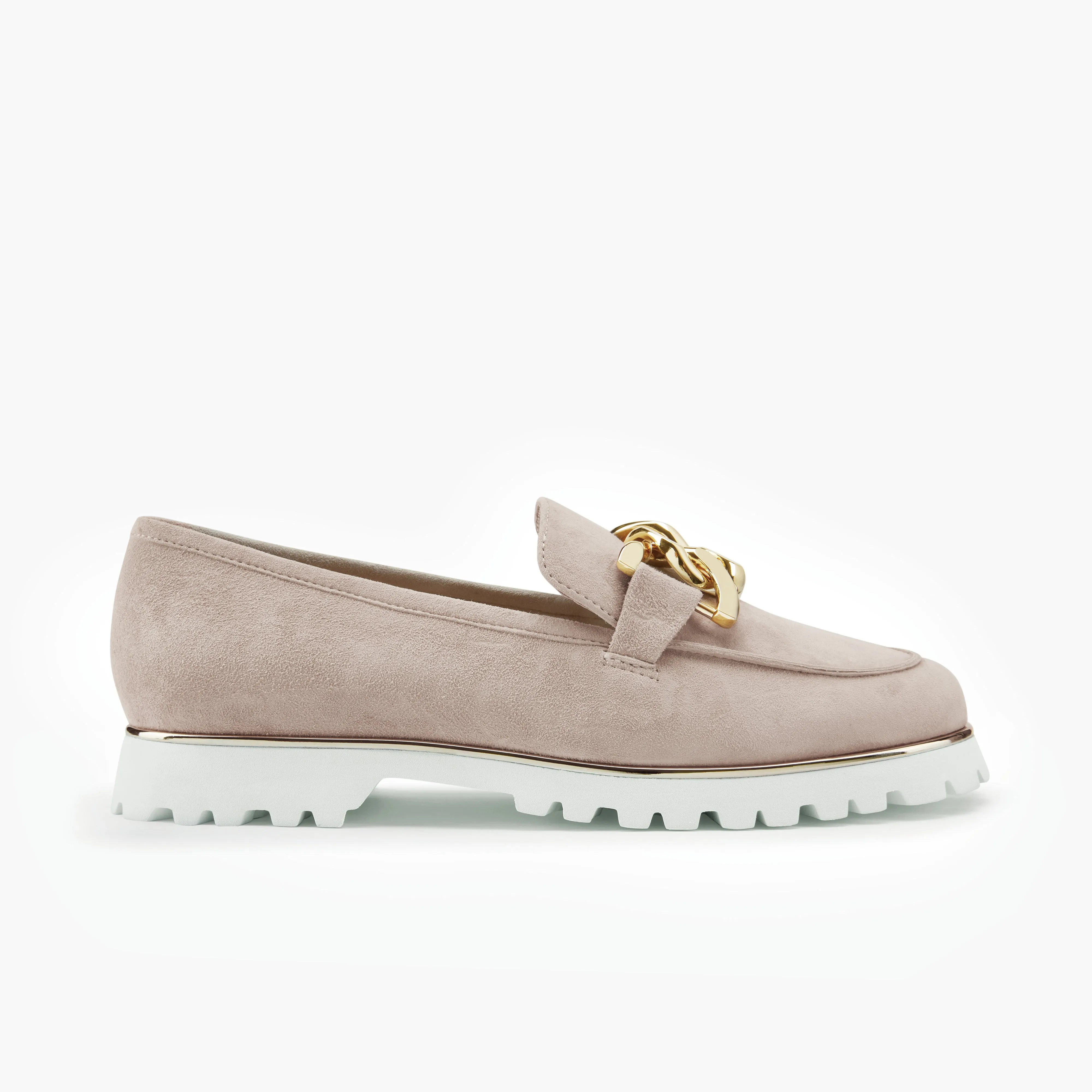 Diago Loafer | Nude suede Sturdy Build