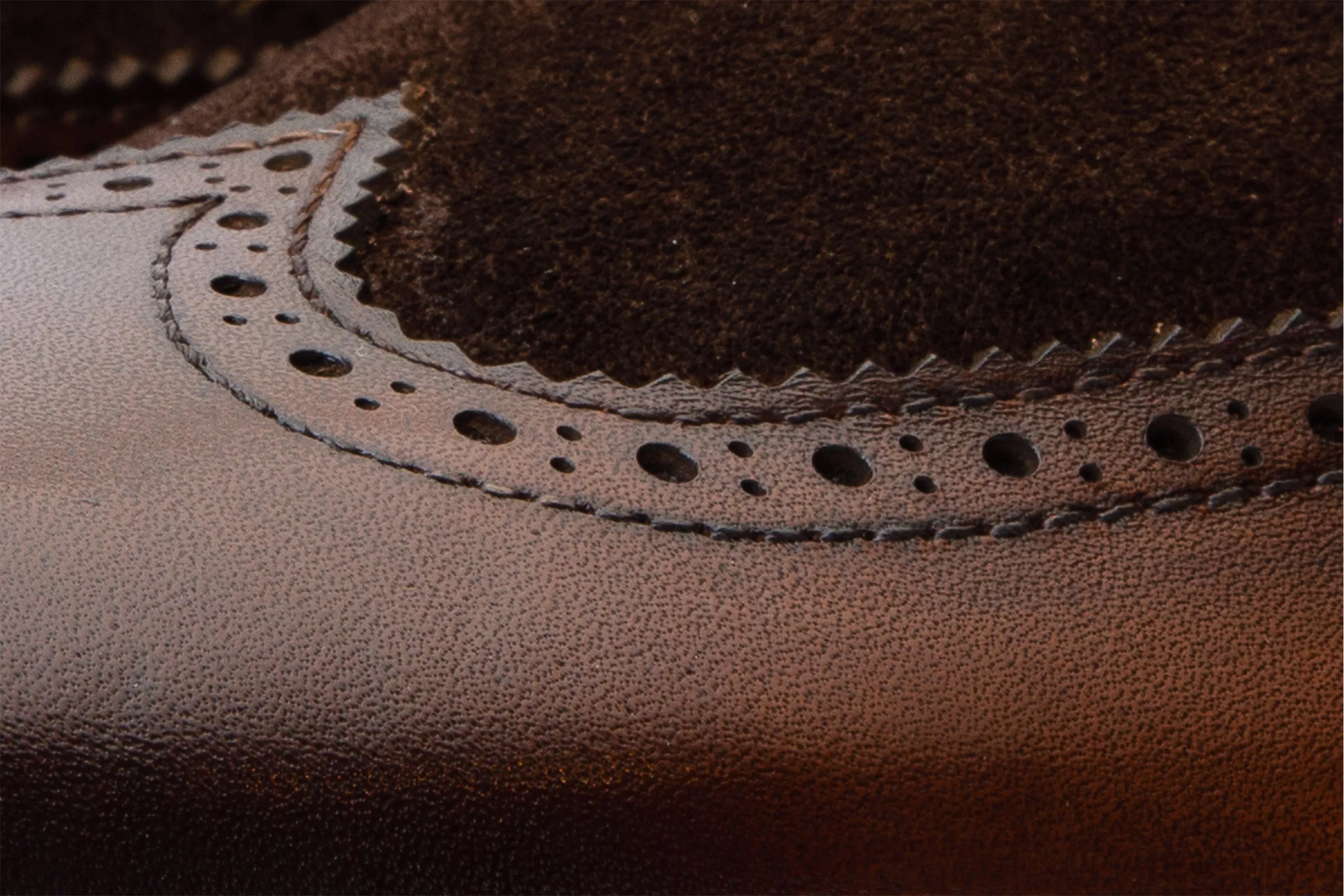 Comfort Strap The Albus Brown Leather & Suede Double Strap Monk Brogue Men Boot