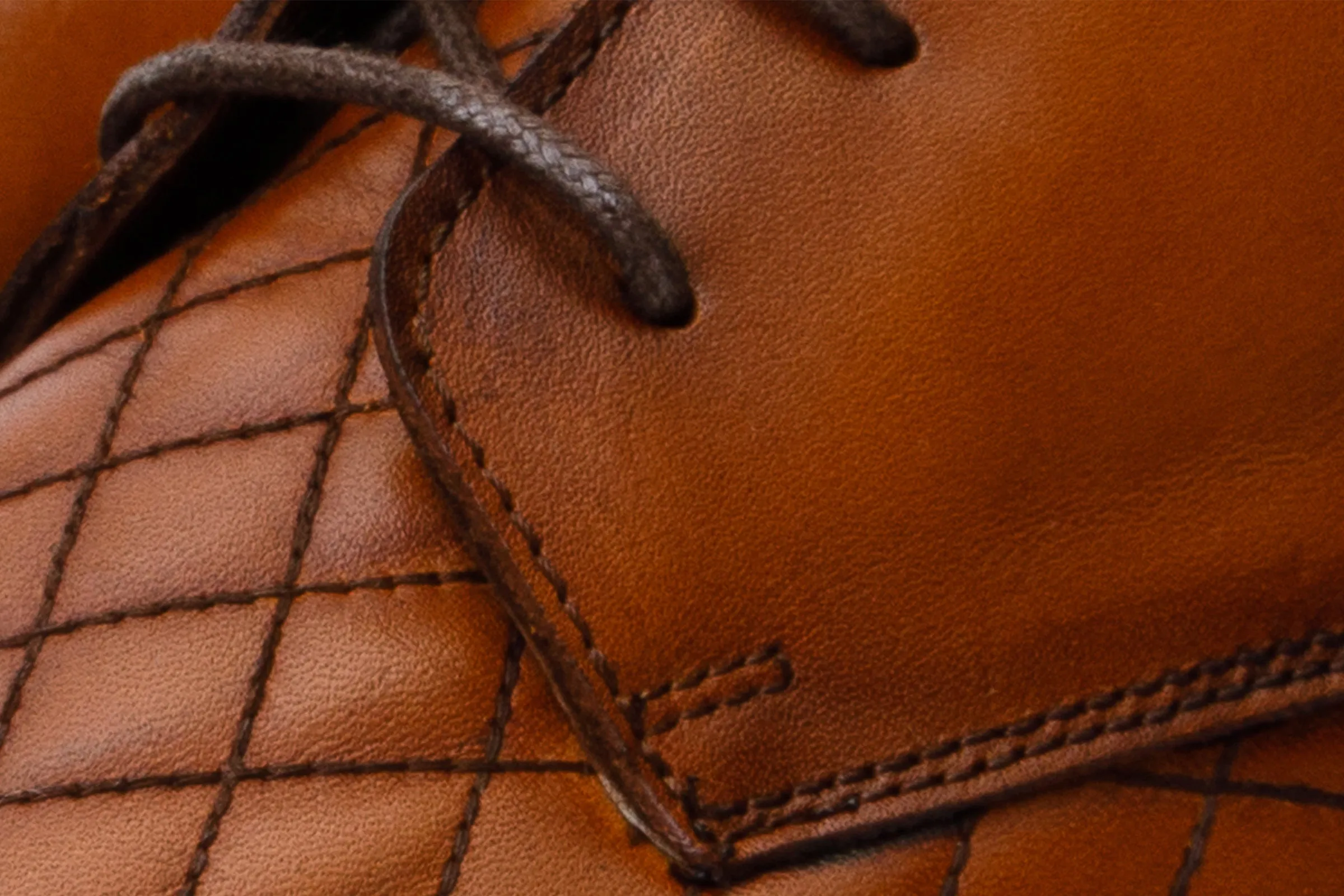 Comfort Wedge The Zeus Brown Leather Lace-Up Men Boot with a Zipper