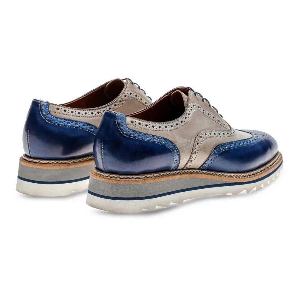 Comfort Wingtip AMBERES CRUST PAVONE FUMO