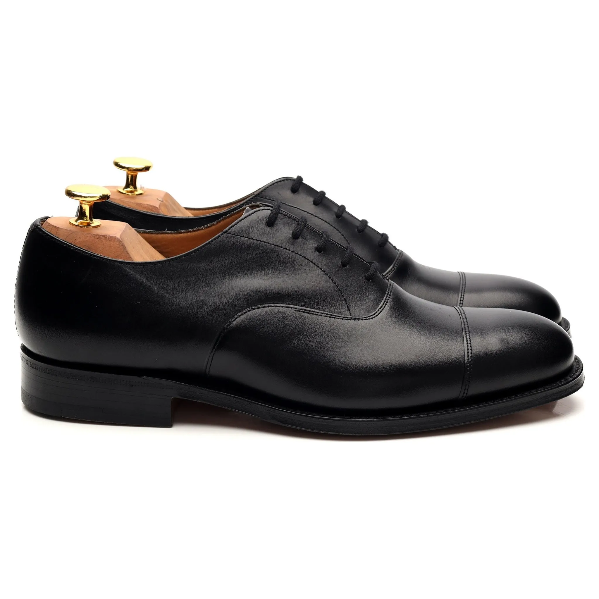 Street Fit 'Consul' Black Leather Oxford UK 6 F
