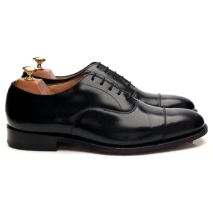 'Consul' Black Leather Oxford UK 9 F Modern Twist