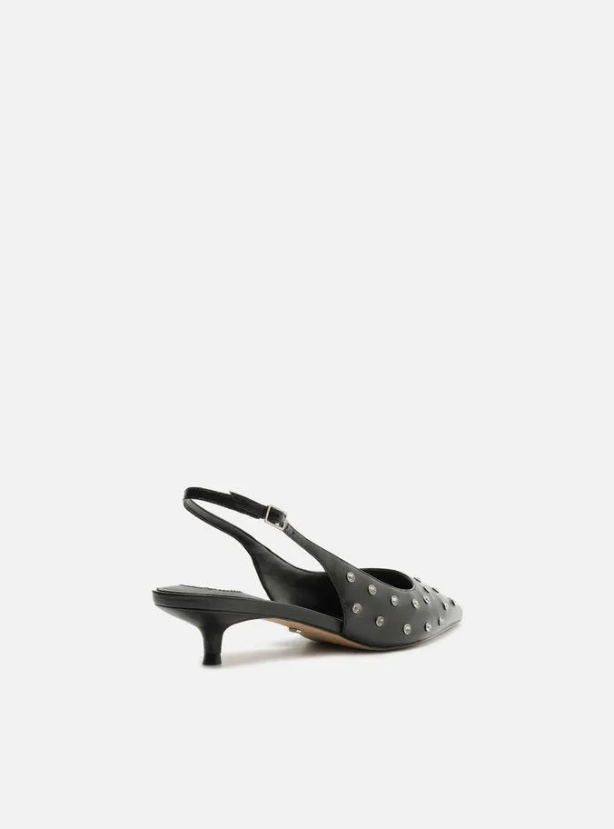 Contemporary Heels Roxanne  Leather Stiletto Pump