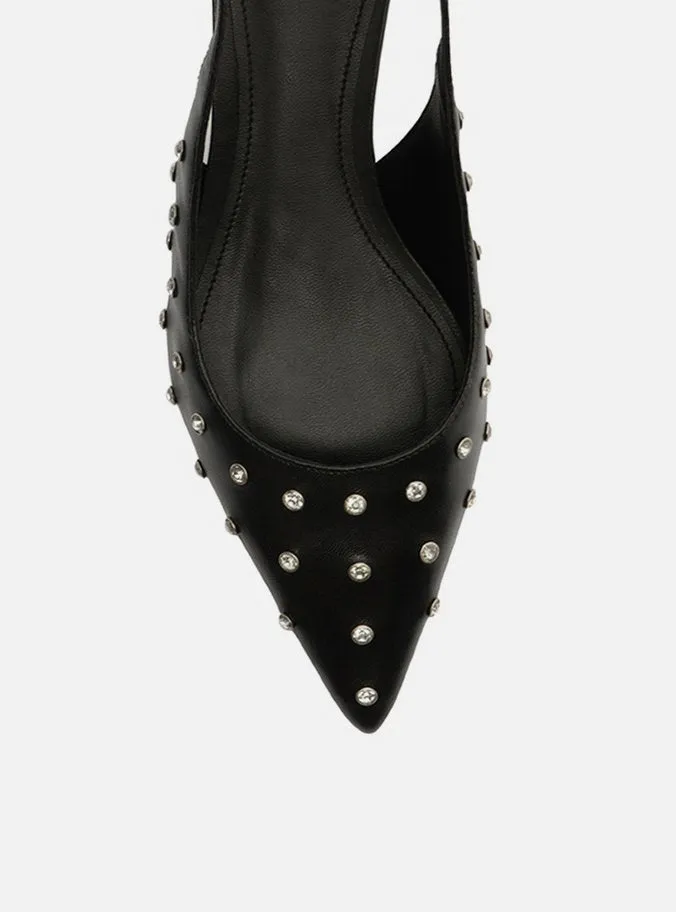 Contemporary Heels Roxanne  Leather Stiletto Pump