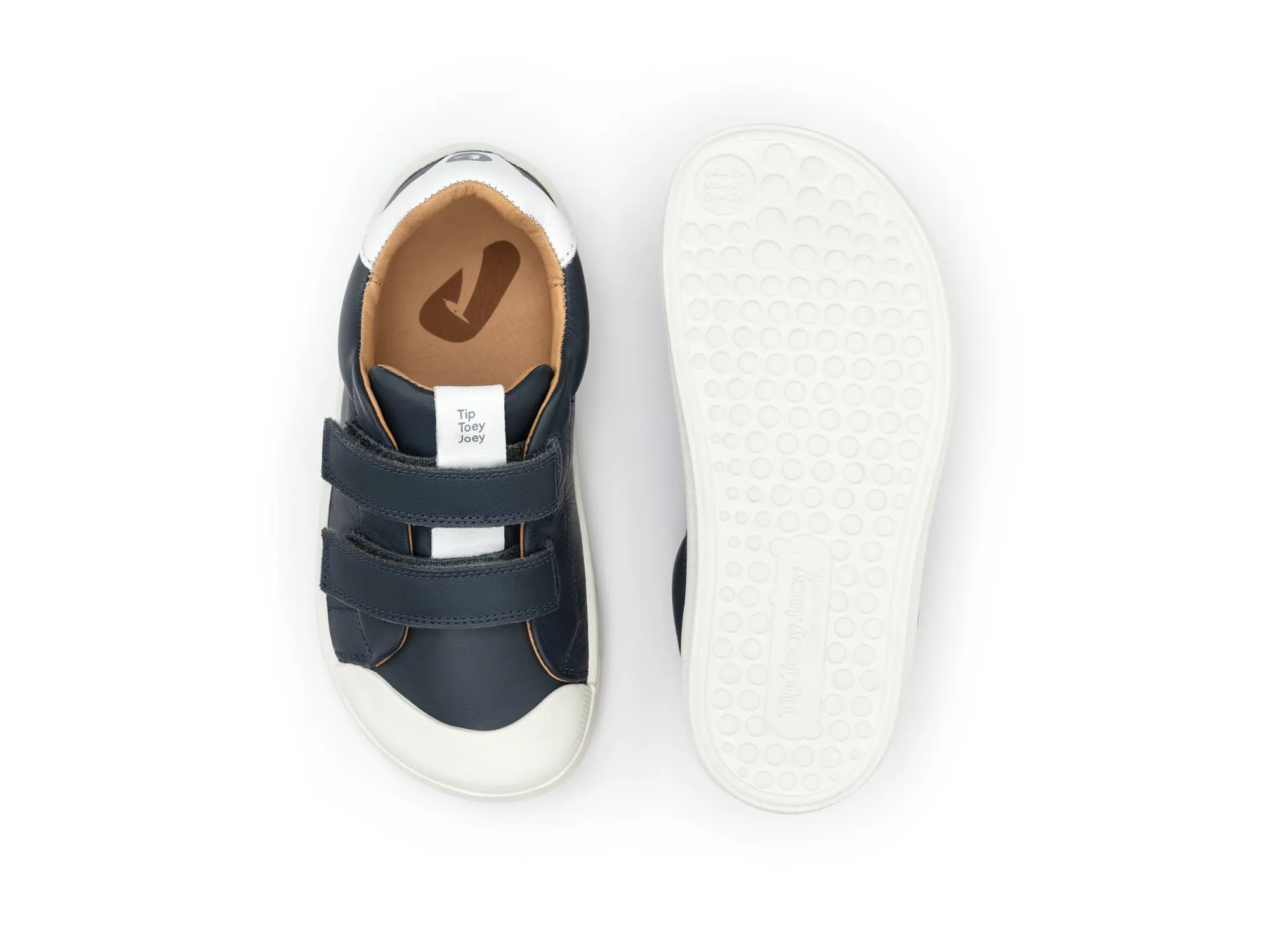 Convenient Shopping Tip Toey Joey Boy's and Girl's Ramp Sneakers - Navy / White