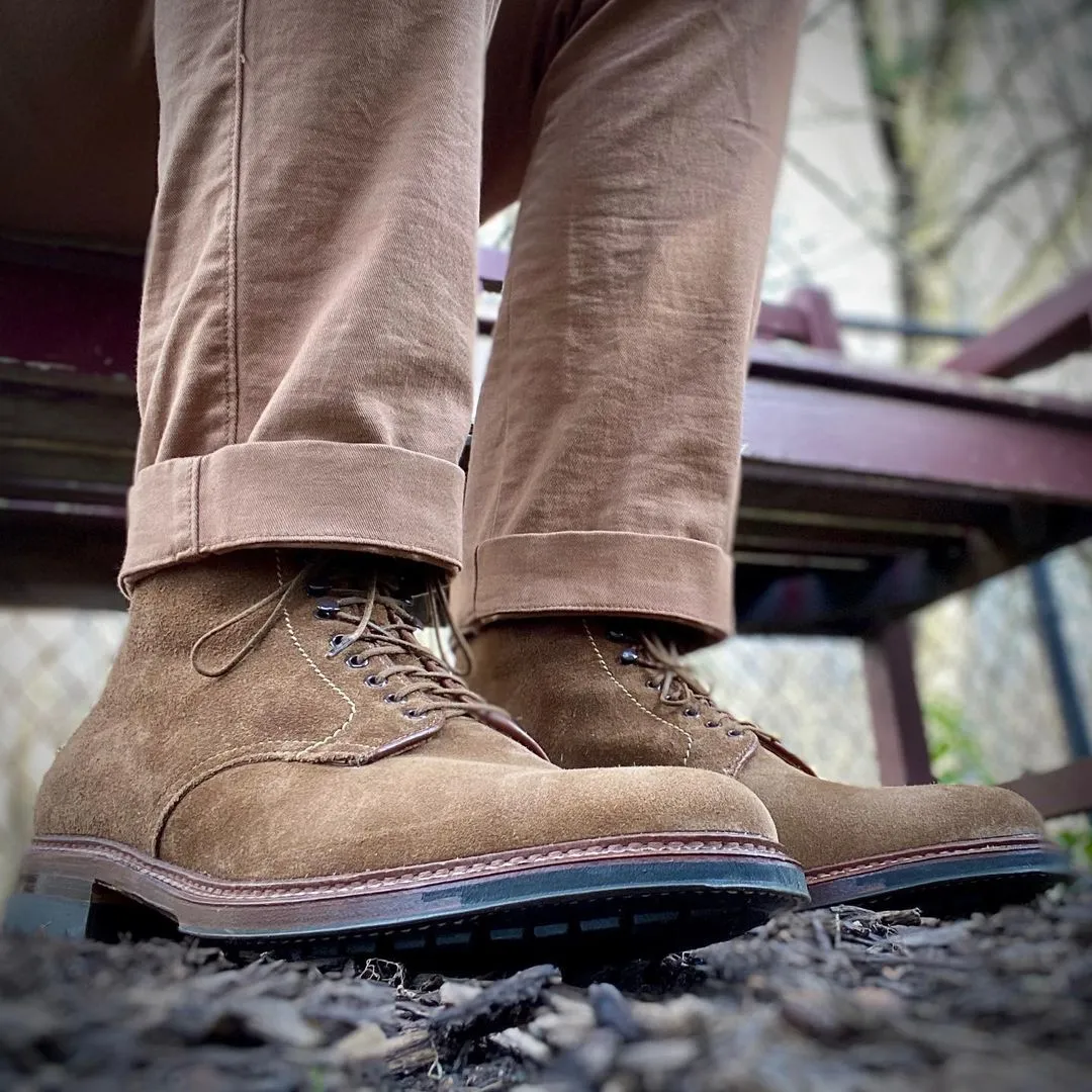 Cool Comfort 4511HC - Plain Toe Boot in Snuff Suede