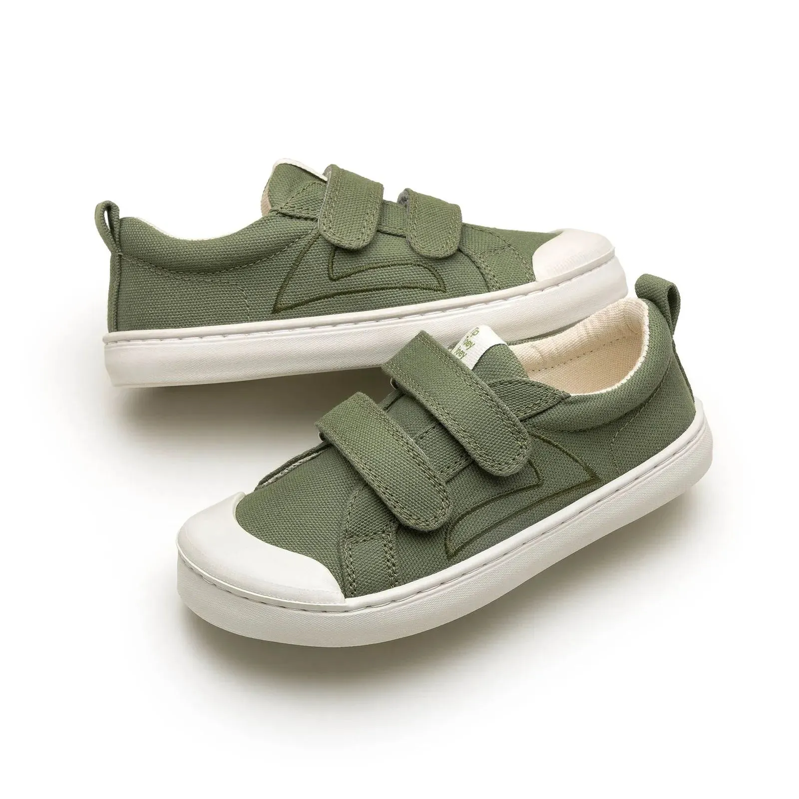 Cool Kids Tip Toey Joey Boy's and Girl's Ramp Green Sneakers - Lona Verde Pistache