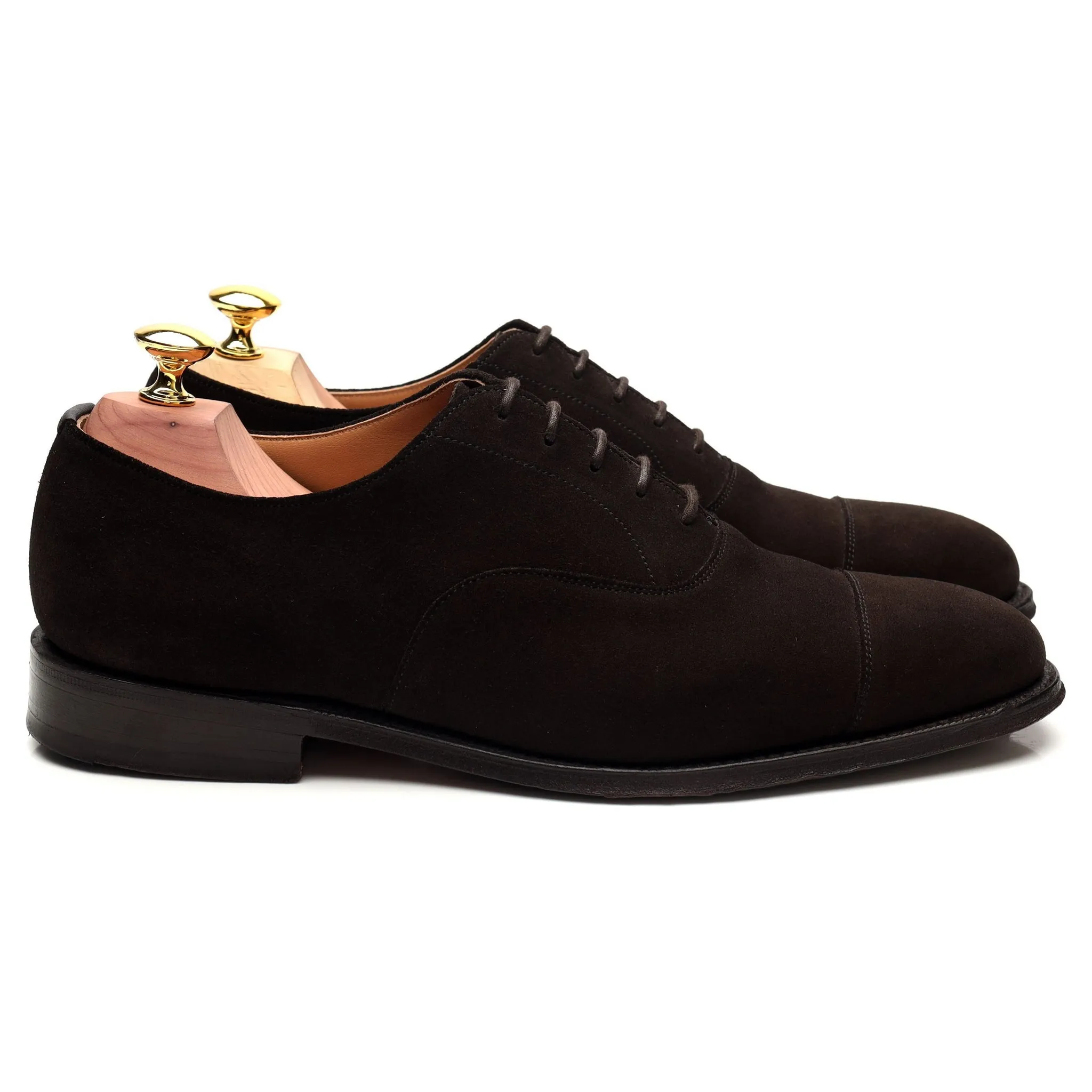 'Consul' Dark Brown Suede Oxford UK 7 F Effortless Walk
