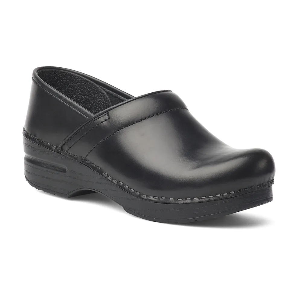 Dansko Professional Black Cabrio Wide Womens Shoes Black Cabrio