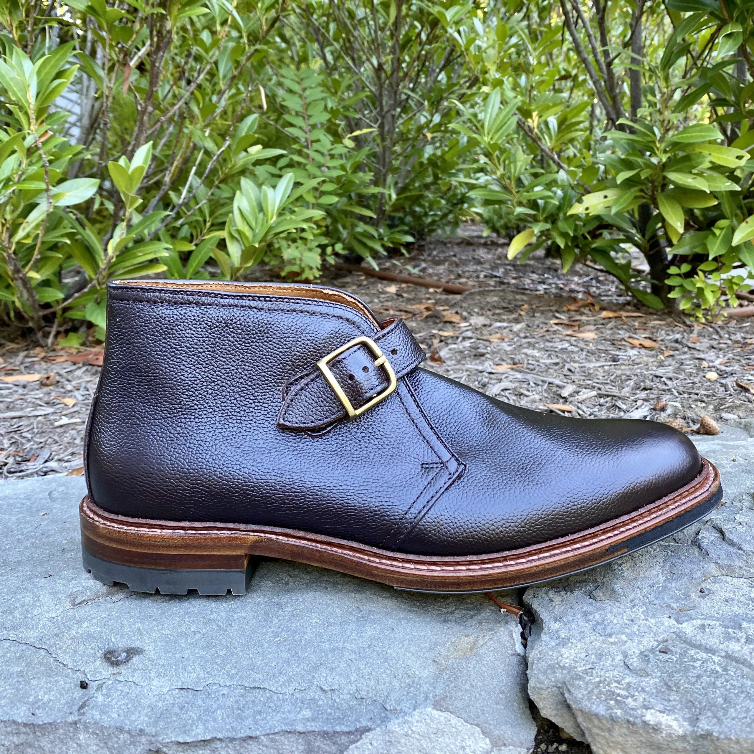 D9704C - George Boot in Brown Regina Grain Neutral Tones