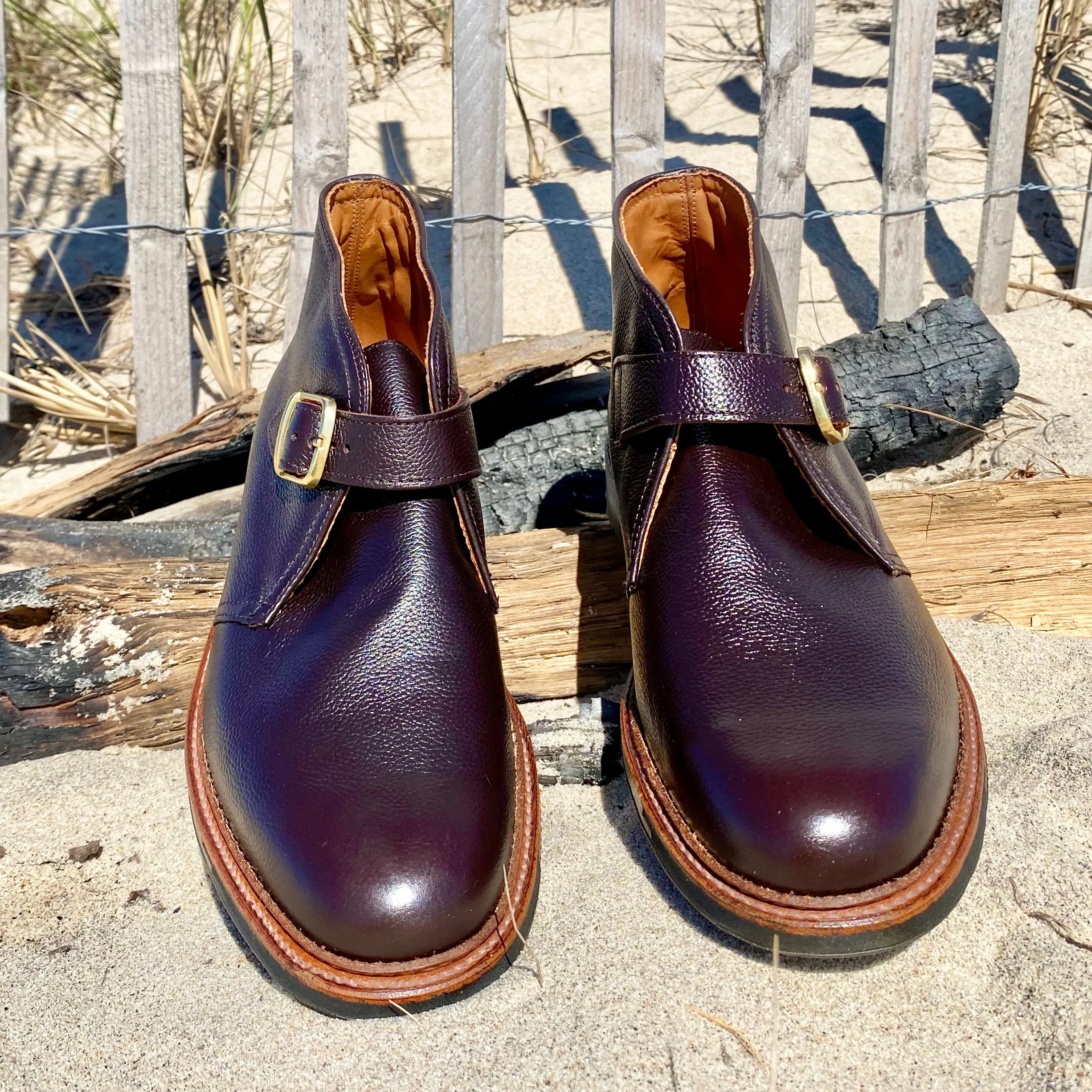 Cushioned Base D9704C - George Boot in Brown Regina Grain