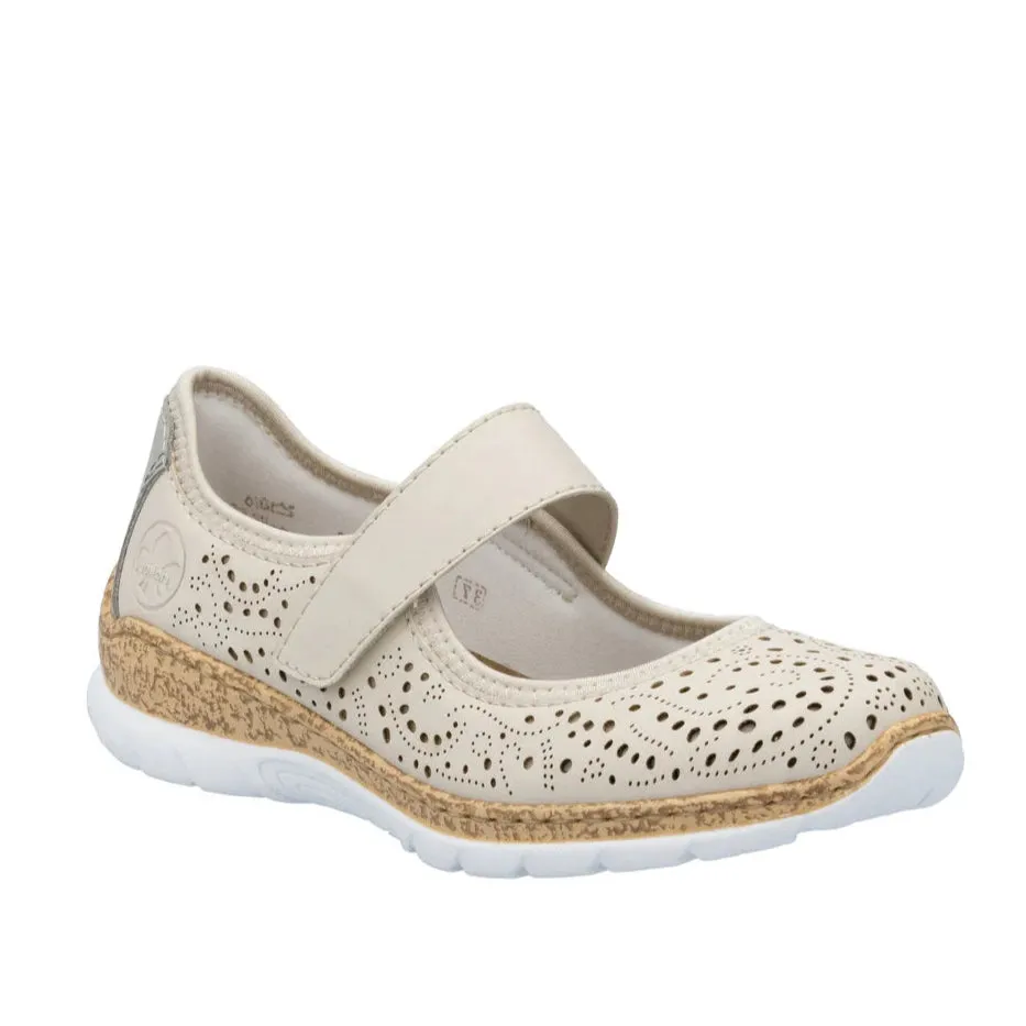Cushioned Fit RIEKER NIKITA N429960 PERLE - TAUPE