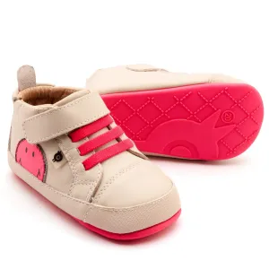 Old Soles Girl's Super Smile Casual Shoes - Sporco / Fluro Pink Warm kids' apparel