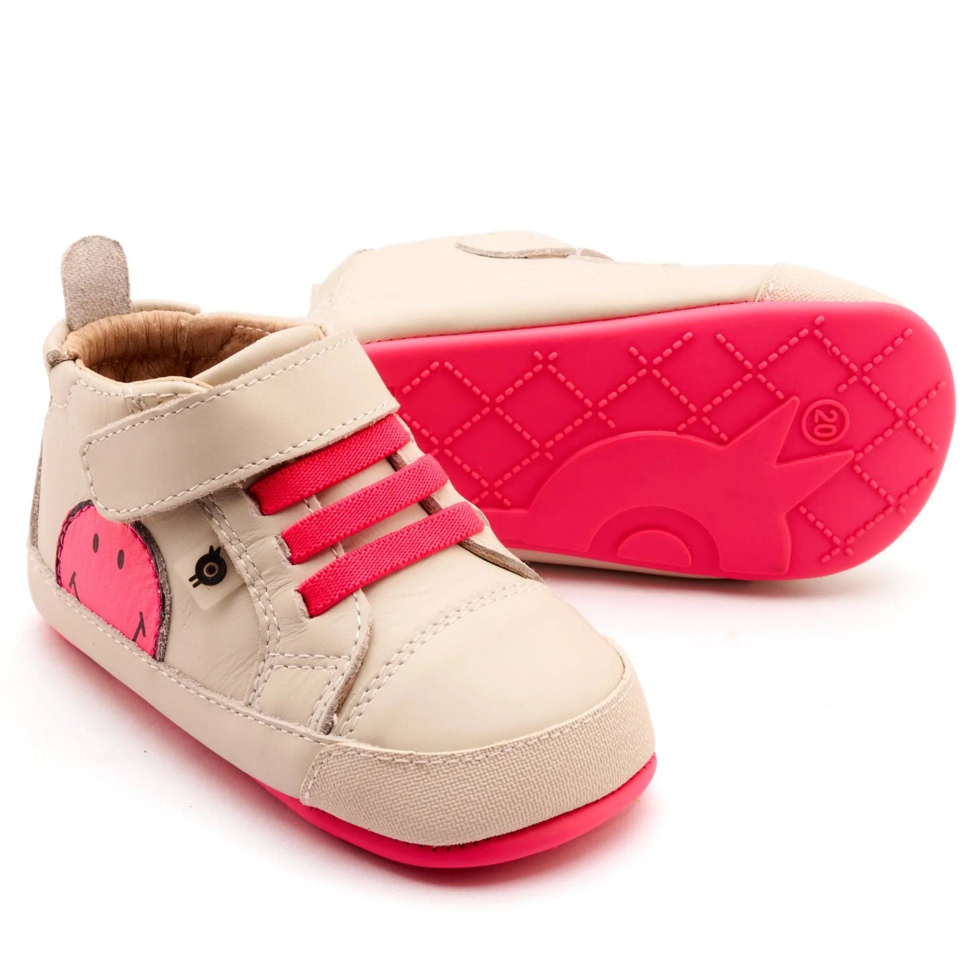 Customer Service Old Soles Girl's Super Smile Casual Shoes - Sporco / Fluro Pink