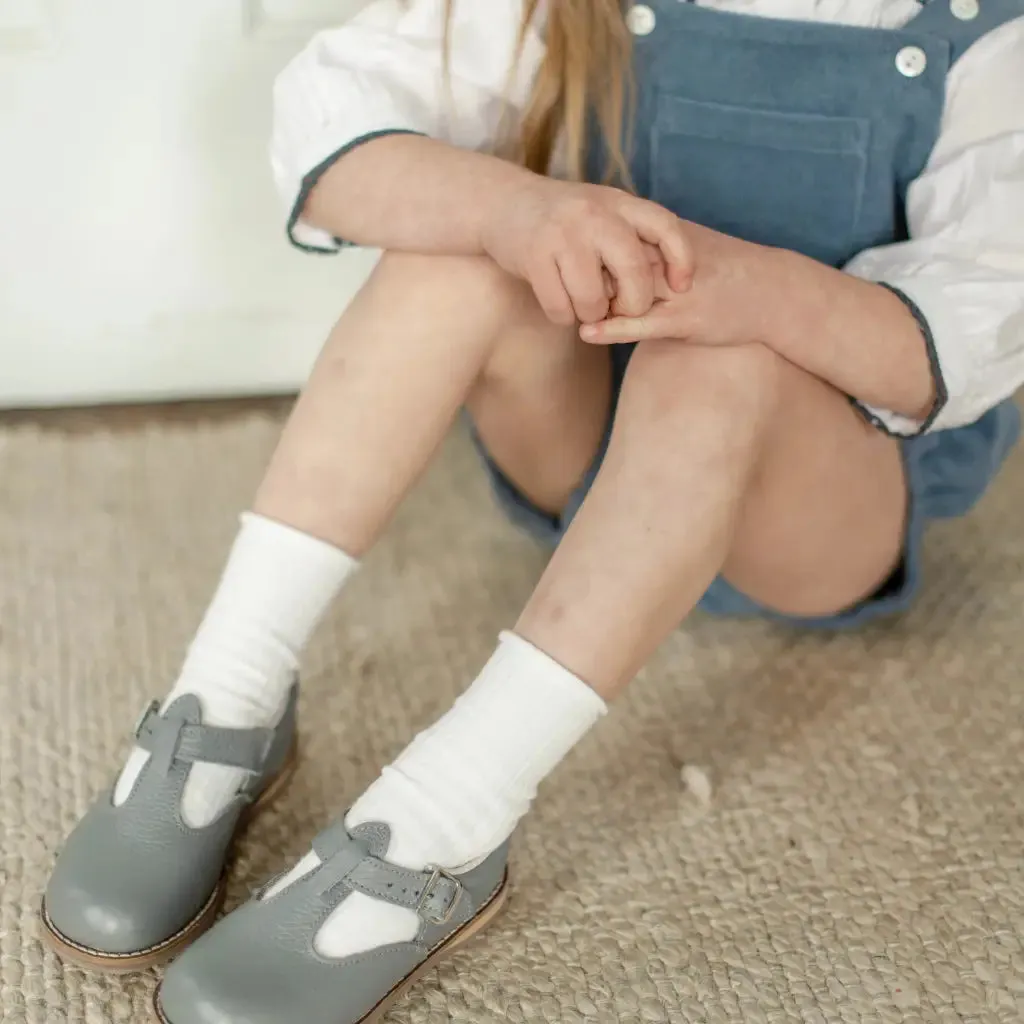 Customizable Options Miriam T-Strap - Heron