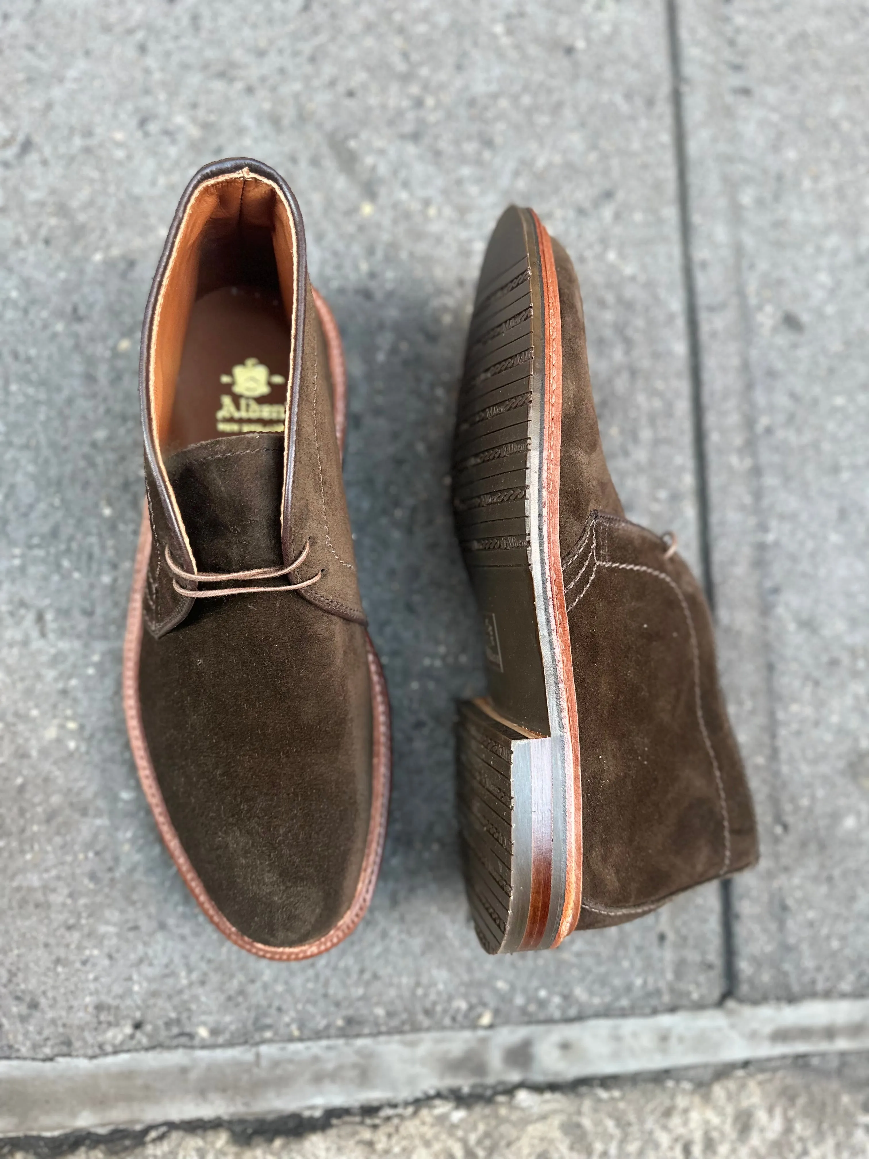 D1712L - Chukka Boot with L3 Sole in Loden Suede Ultra Flex