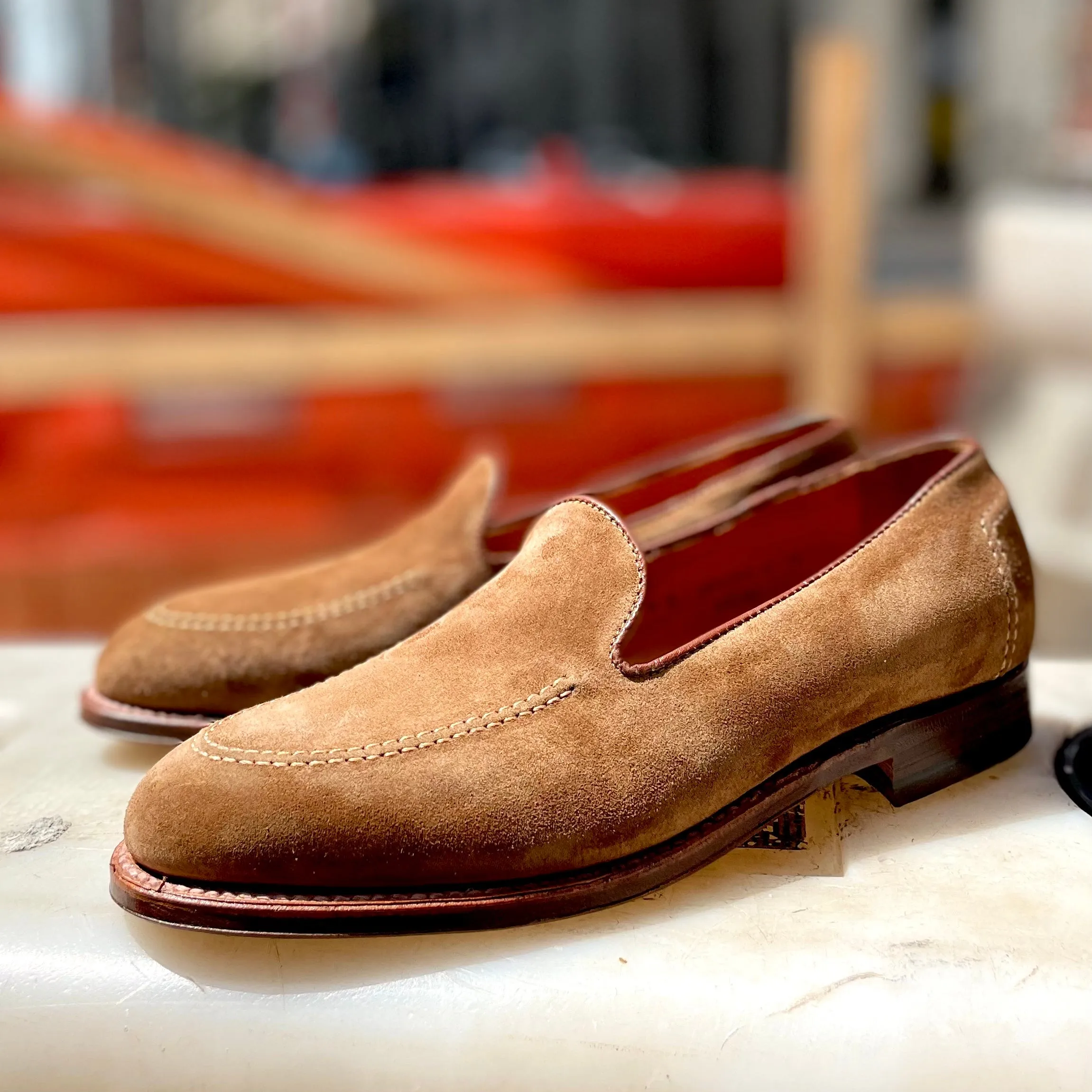 D2101 - Vanderbilt Slip On in Snuff Suede All-Day Fit