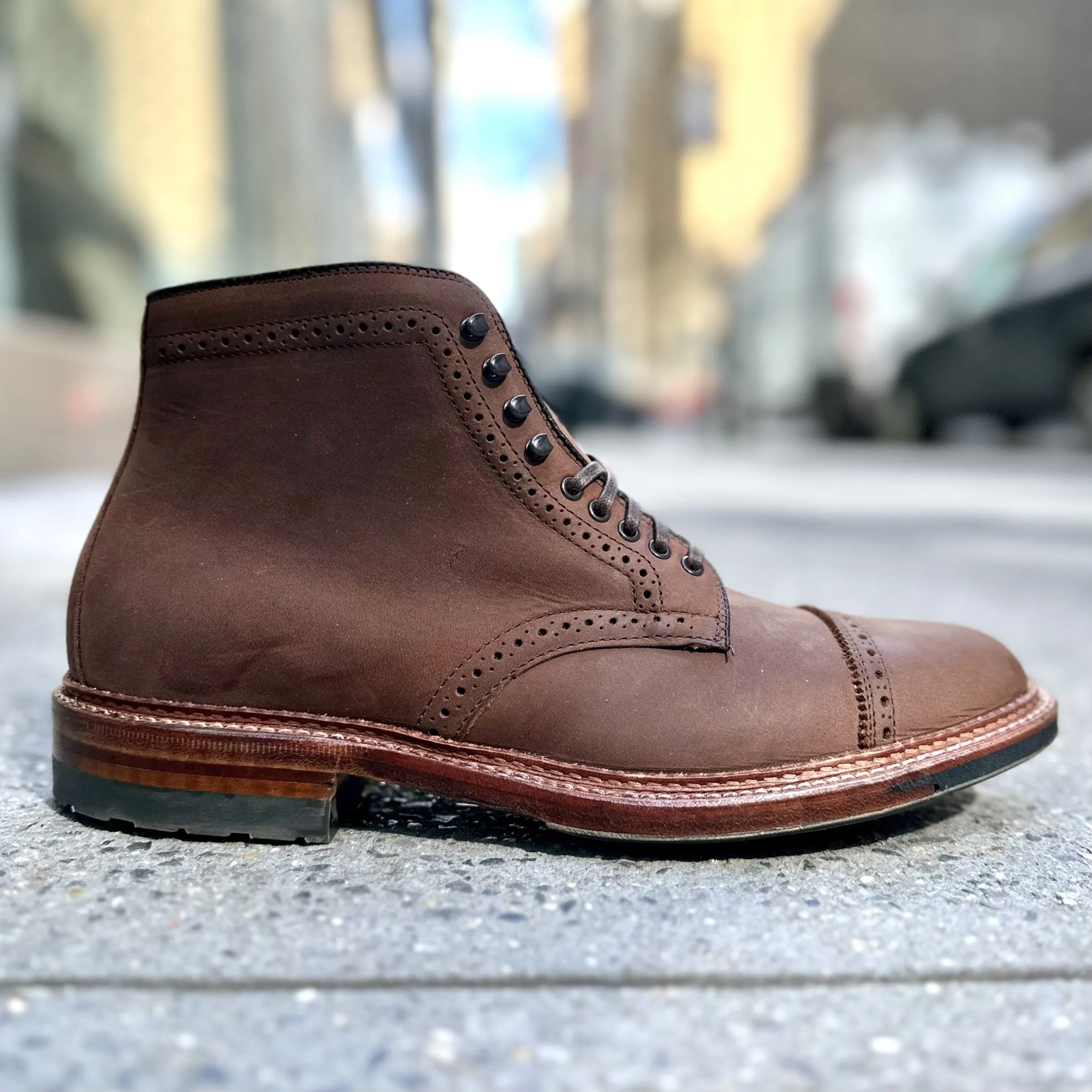 D2817HC - Straight Tip "Shaking" Boot in Tobacco Smooth Chamois Endurance Pro