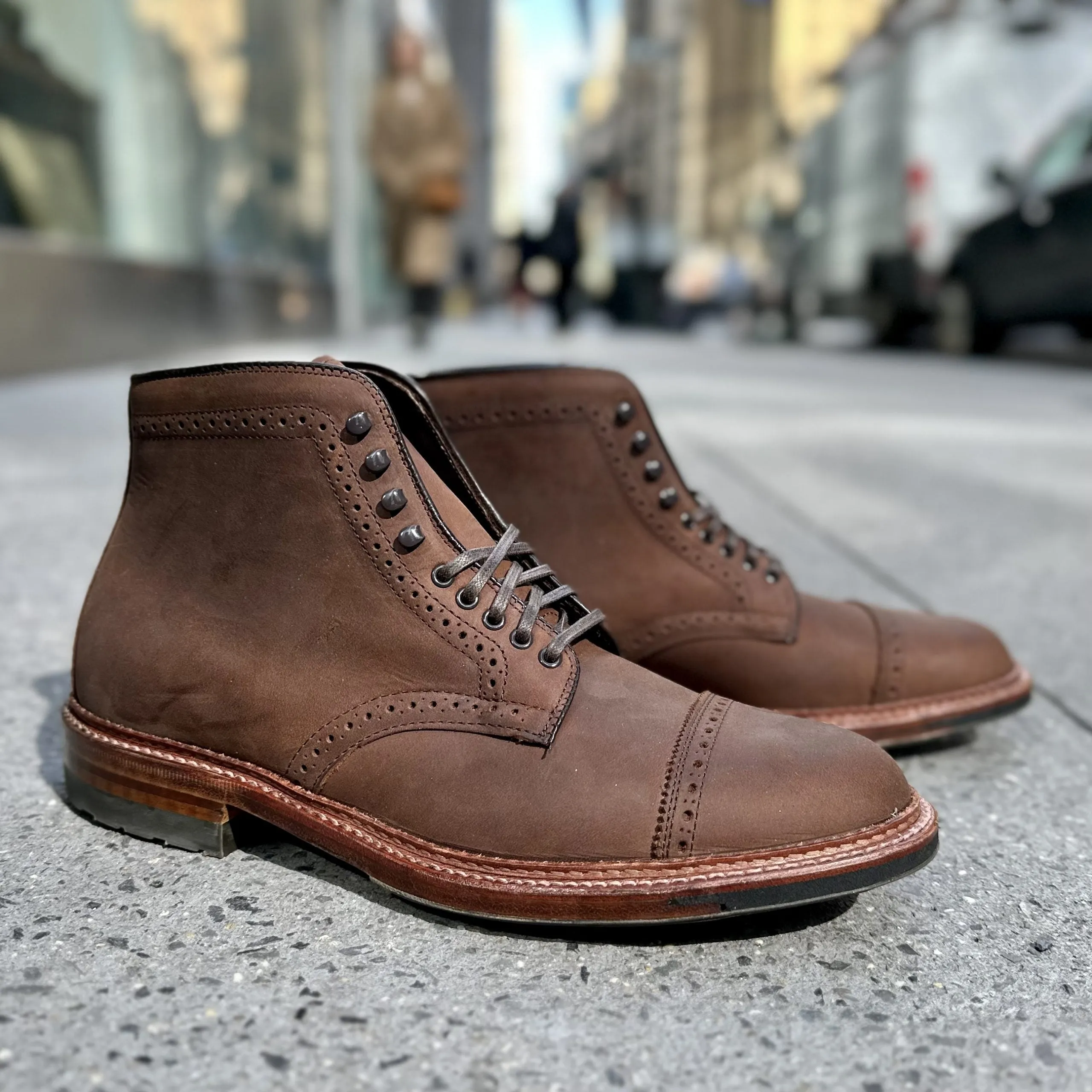 D2817HC - Straight Tip "Shaking" Boot in Tobacco Smooth Chamois Endurance Pro