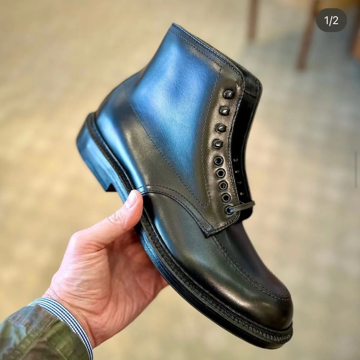 D2941H - Black Calf Indy Boot Trail Tested