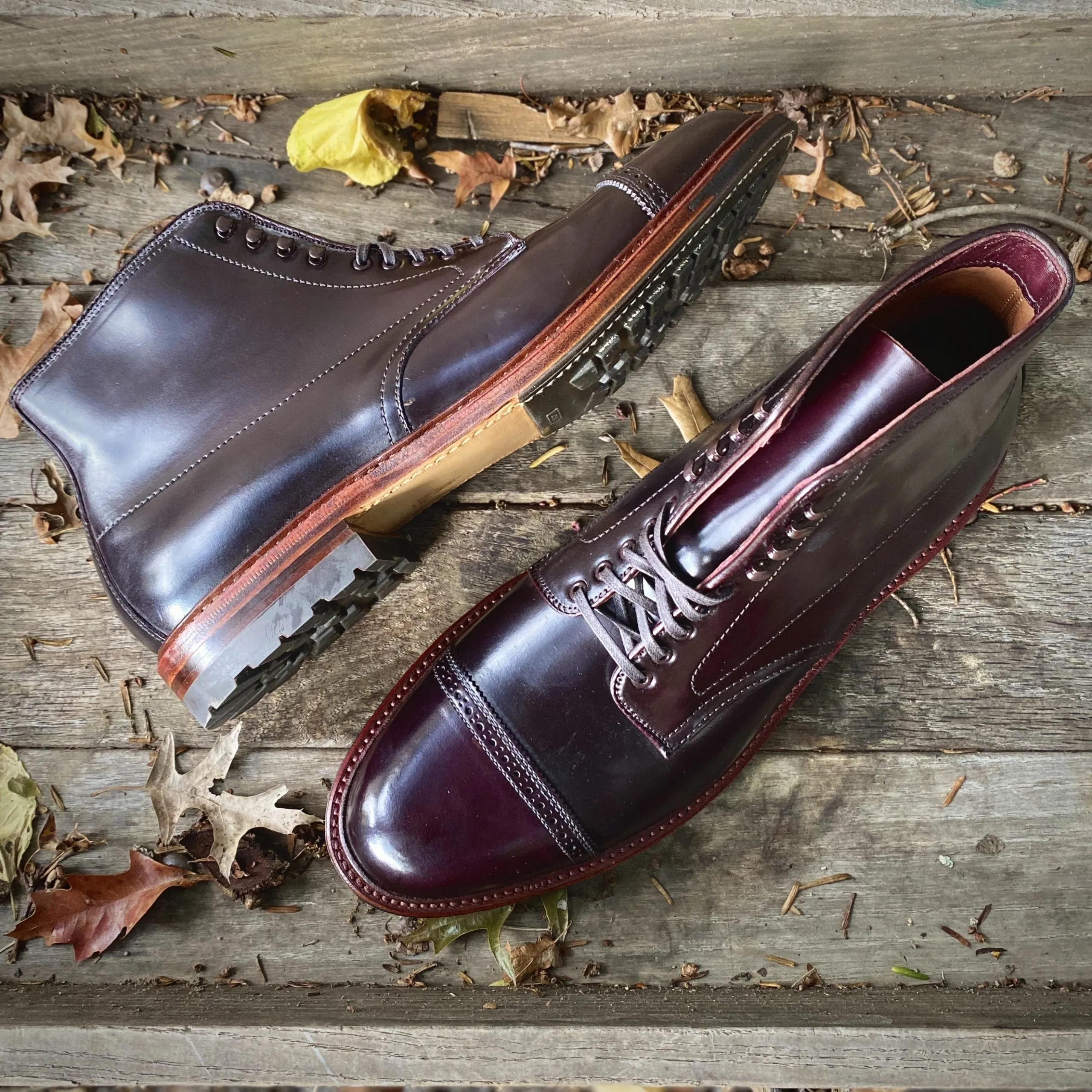 D6861HC - Jumper Boot in Color 8 Shell Cordovan Sleek Slim