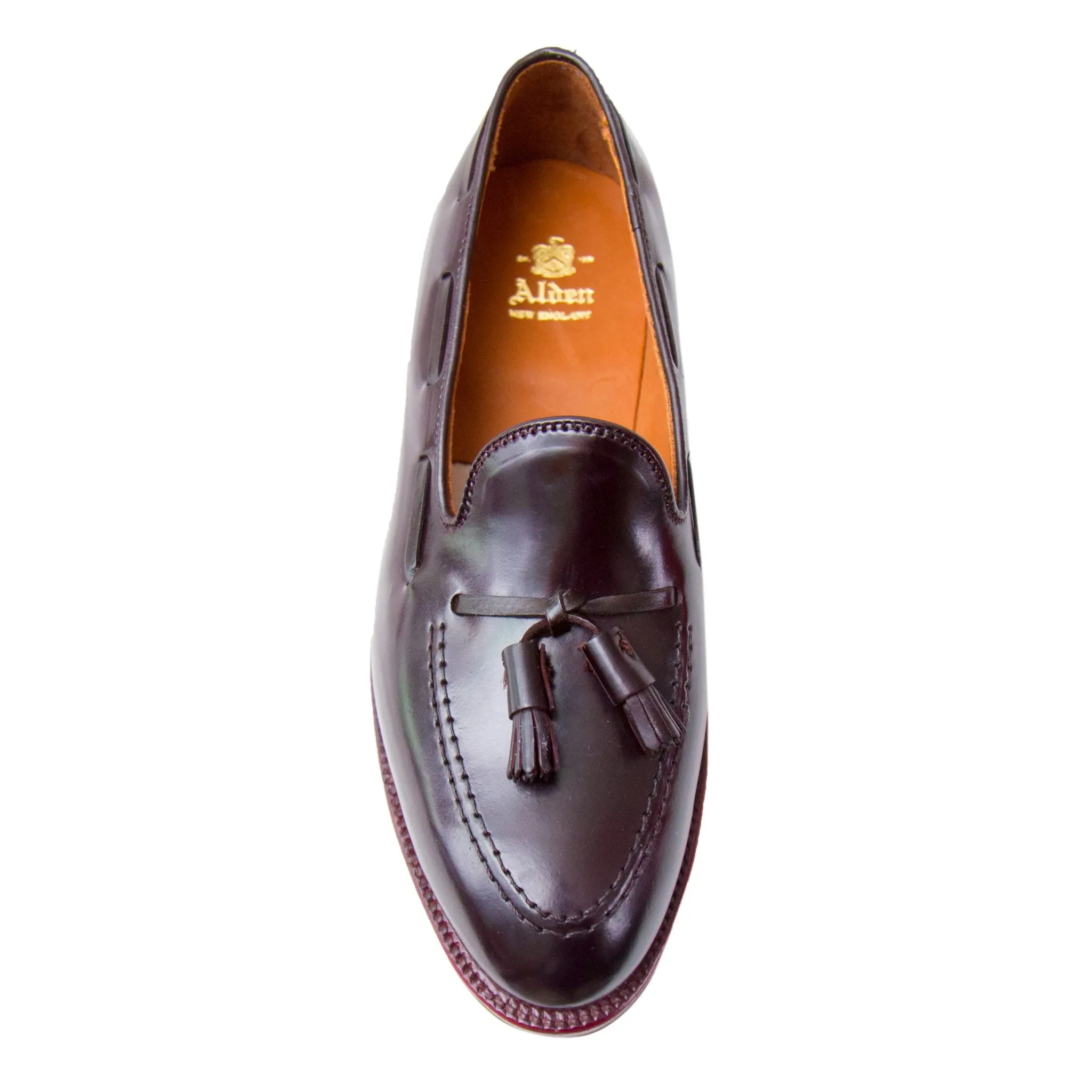D7103 - Antique Tassel Loafer in  Color 8 Shell Cordovan Urban Flex Walk