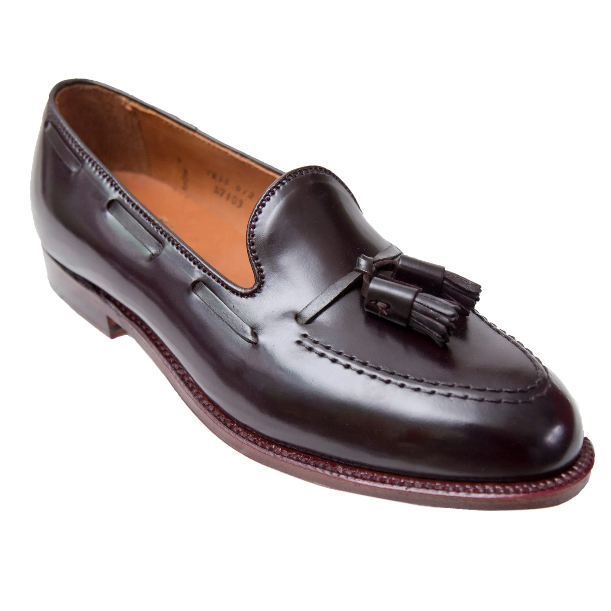 D7103 - Antique Tassel Loafer in  Color 8 Shell Cordovan Urban Flex Walk
