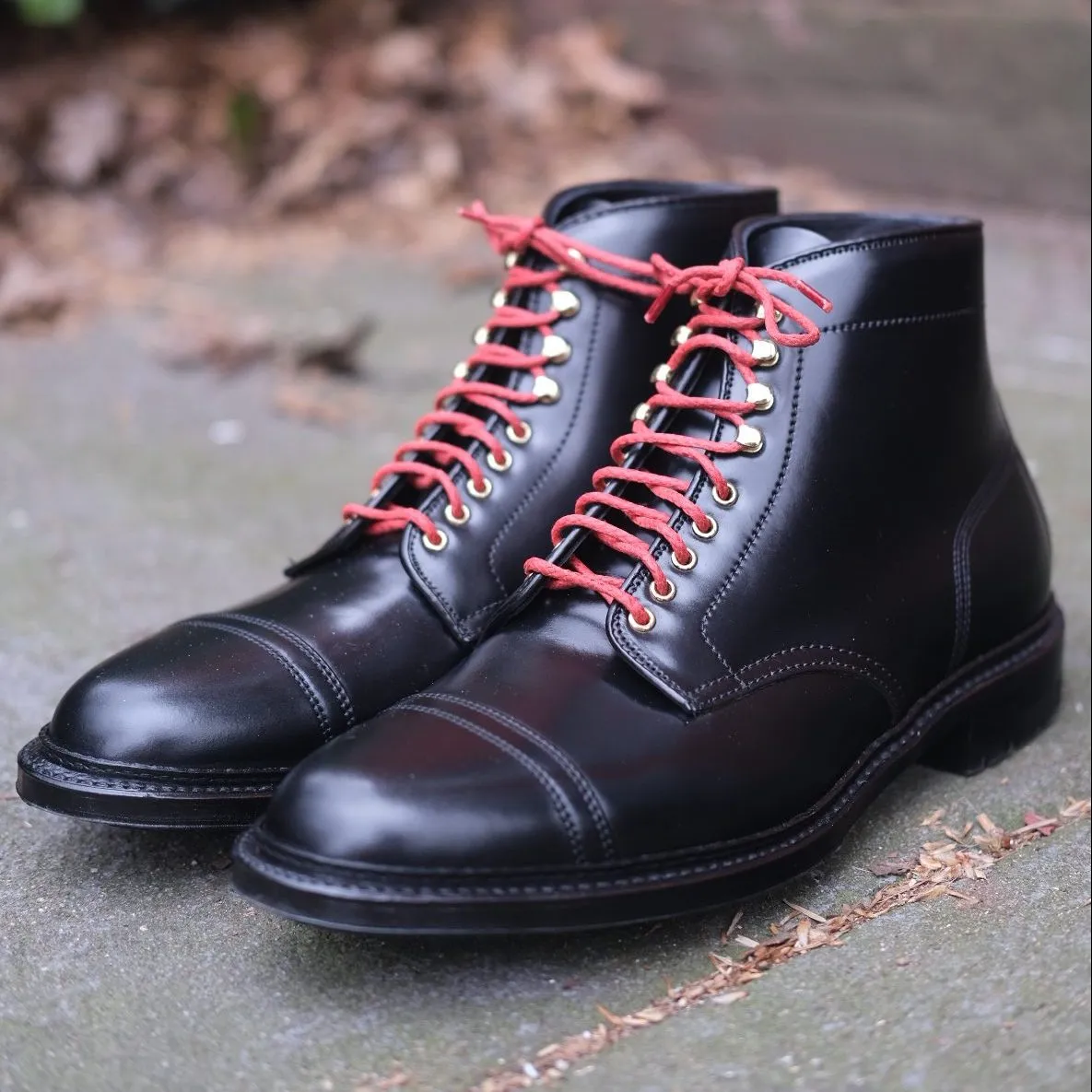Multi Terrain All-Purpose Use D9867HC- Stitchup 2/2 Boot in Black Shell Cordovan