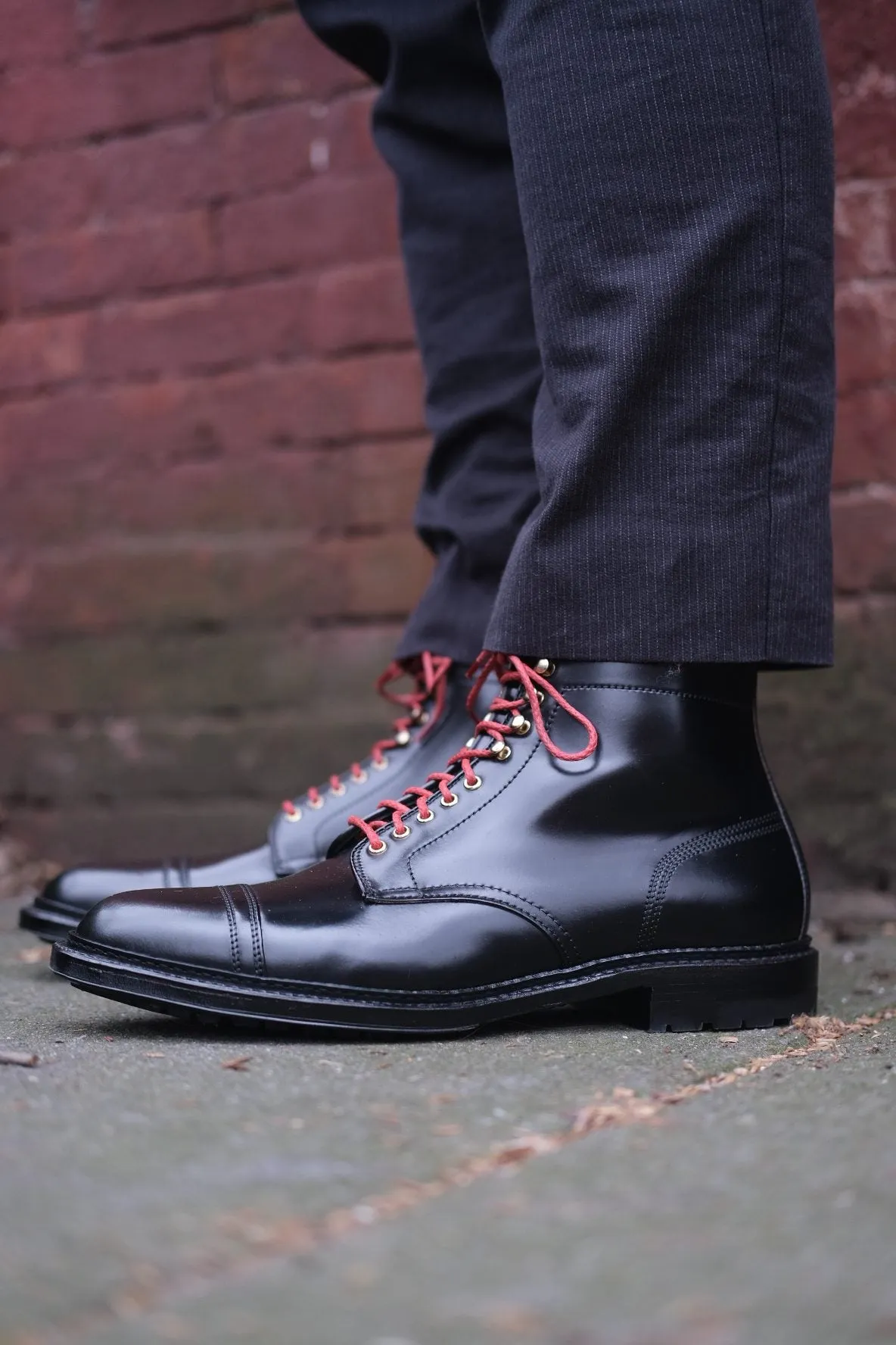 D9867HC- Stitchup 2/2 Boot in Black Shell Cordovan Trendy Protection.