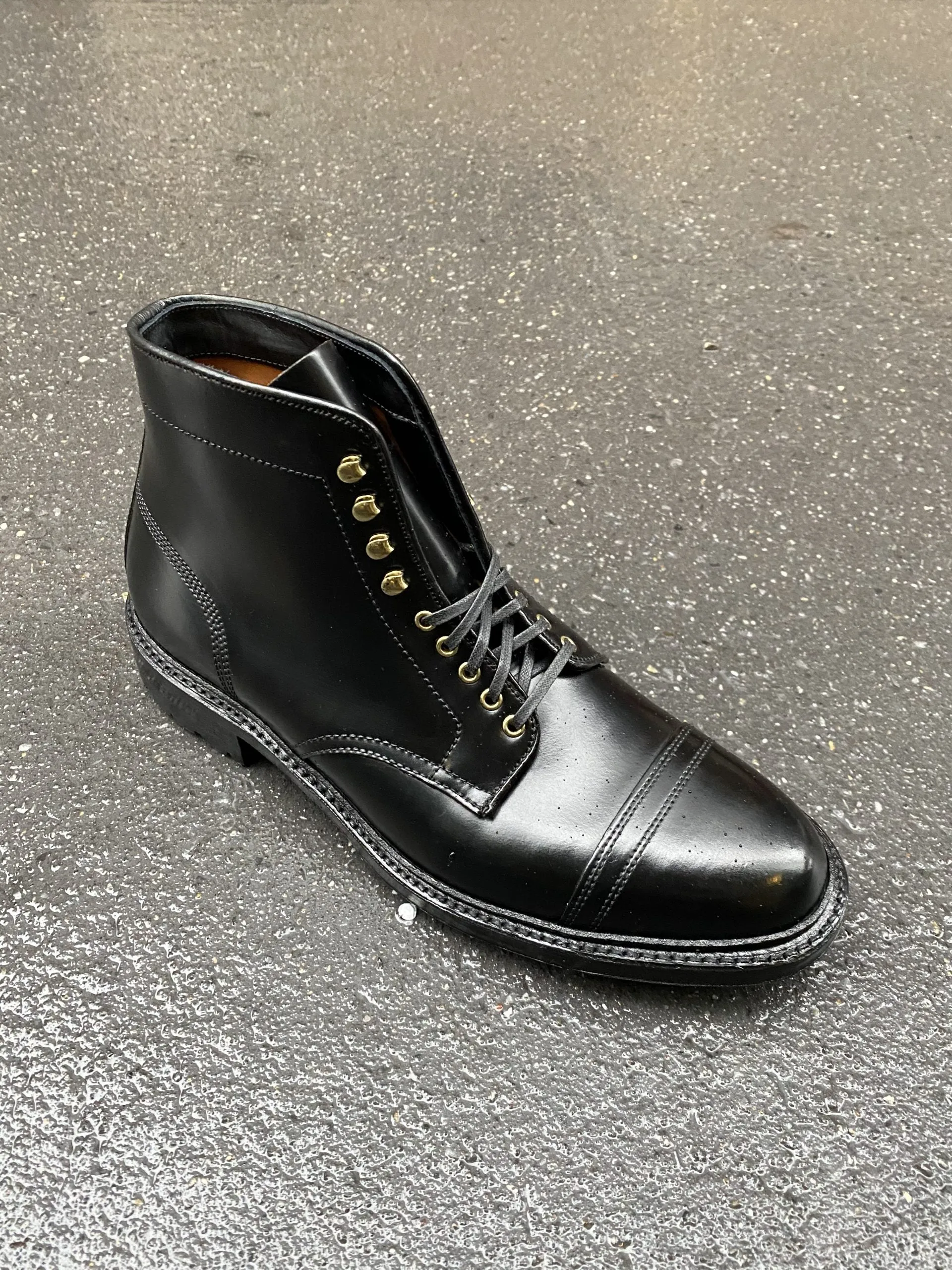 D9867HC- Stitchup 2/2 Boot in Black Shell Cordovan Trendy Protection.
