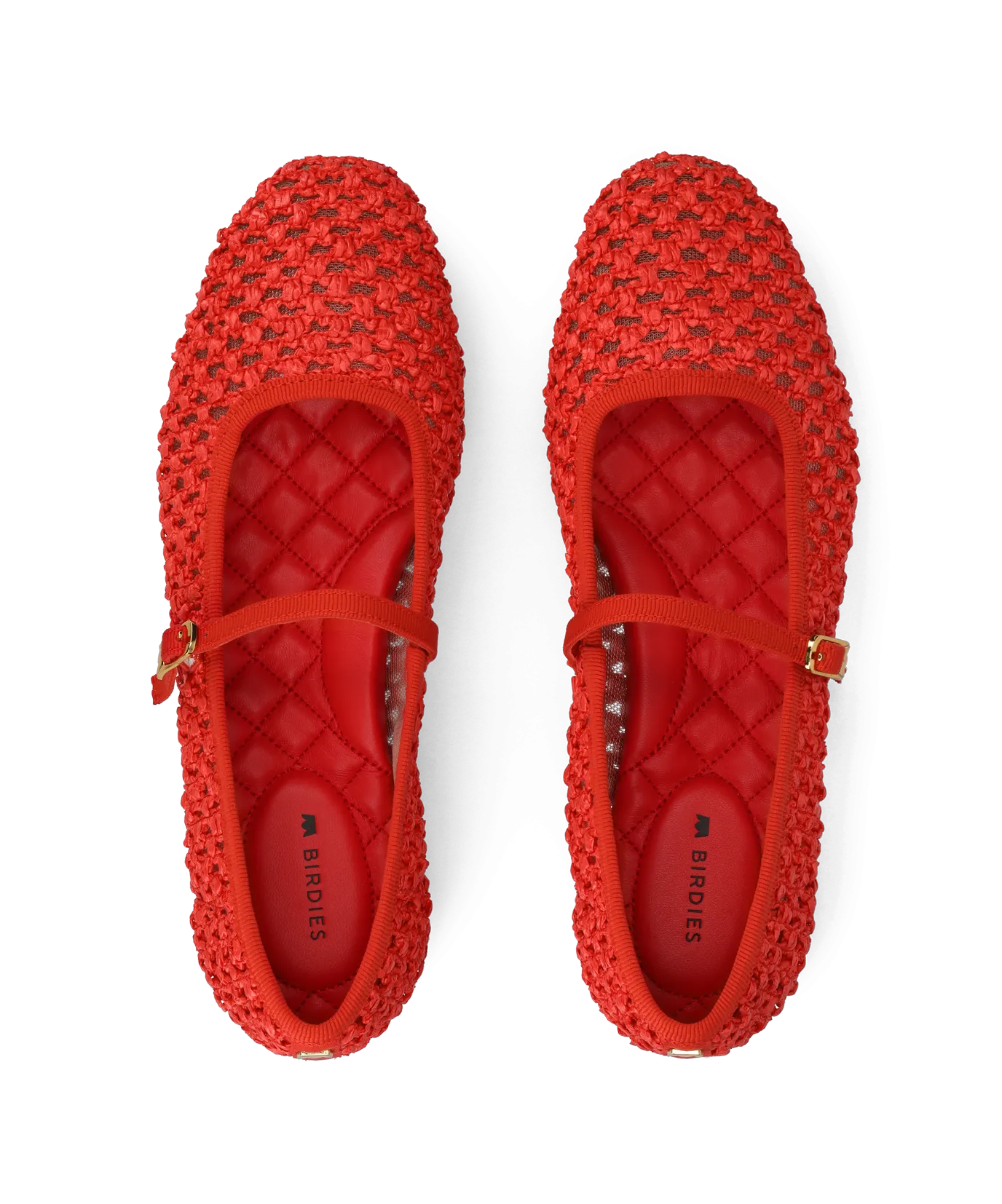 Daily Fit The Hummingbird Mary Jane - Red Openweave