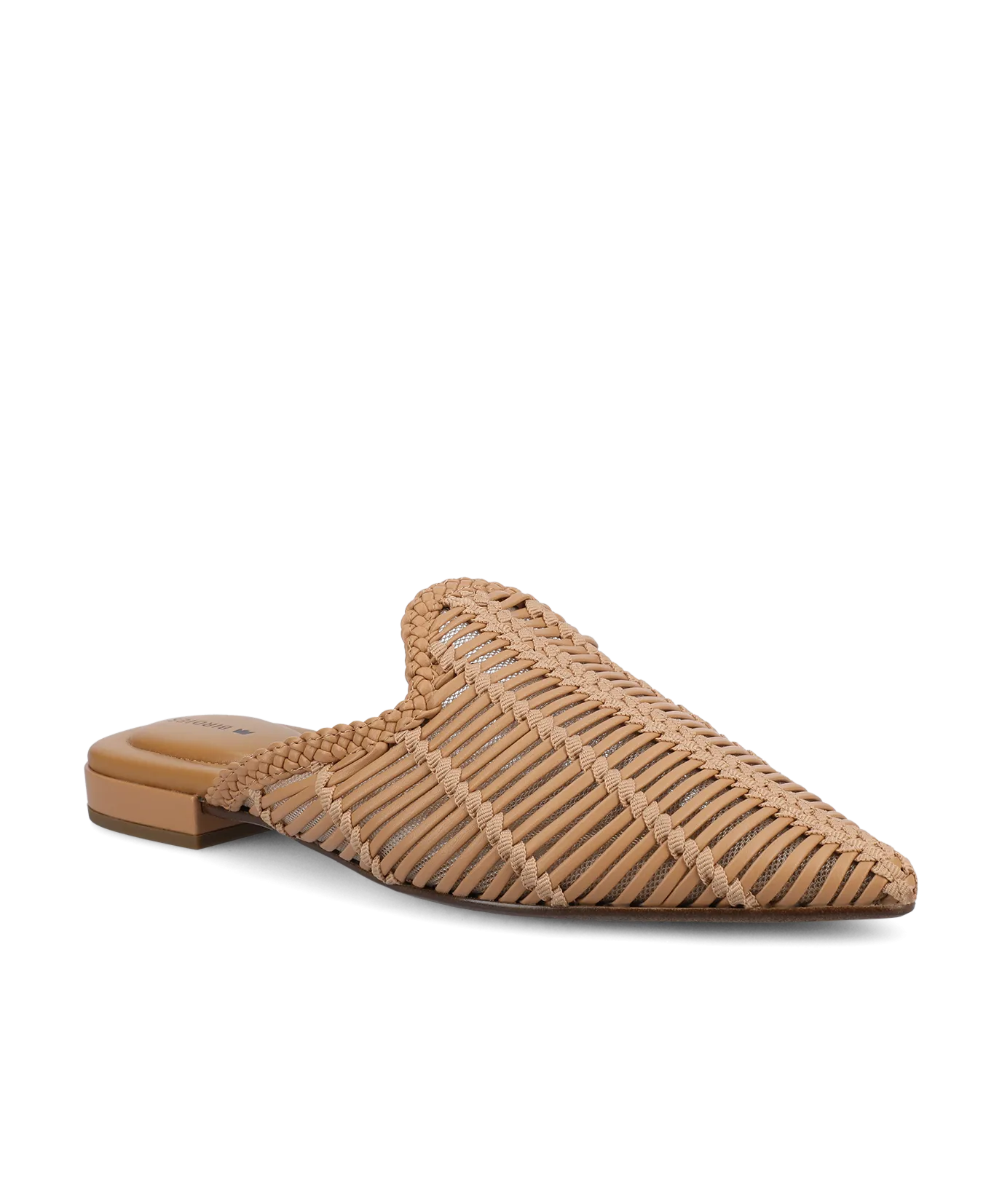 The Goldfinch 15 Woven Slide - Toffee Woven Bay Step Stone Glow