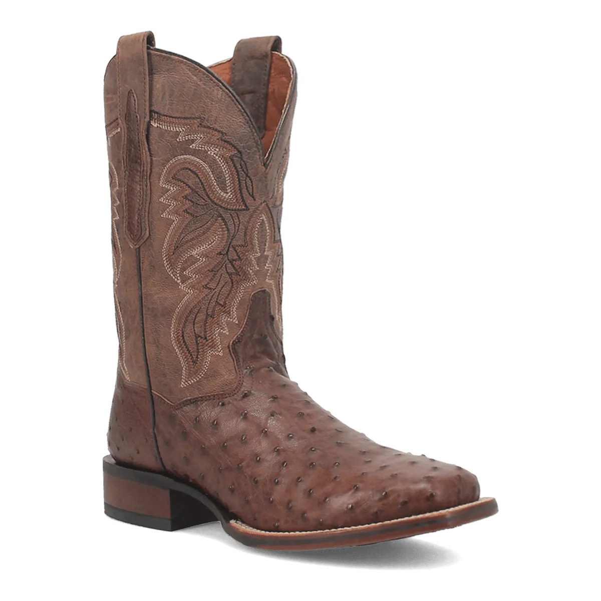 Dan Post Alamosa Full Quill Ostrich Boot DP3875 Tough Exterior