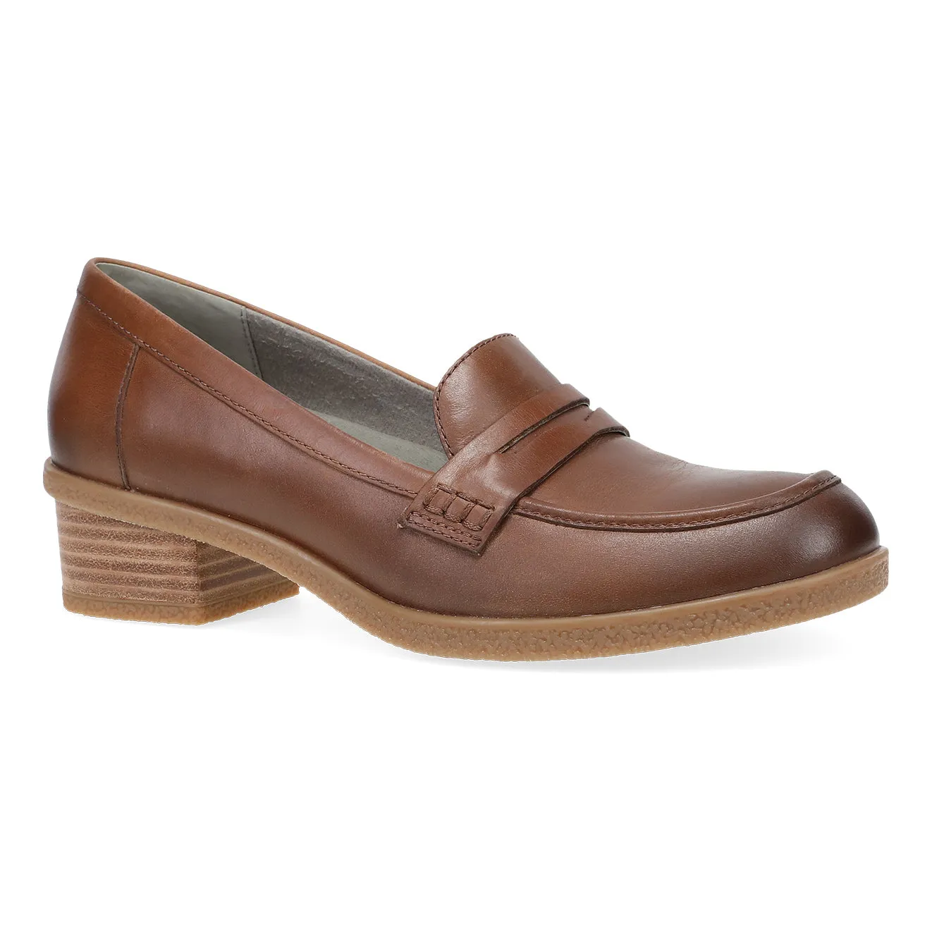 Dansko Danica Womens Shoes Tan Waterproof Burnished