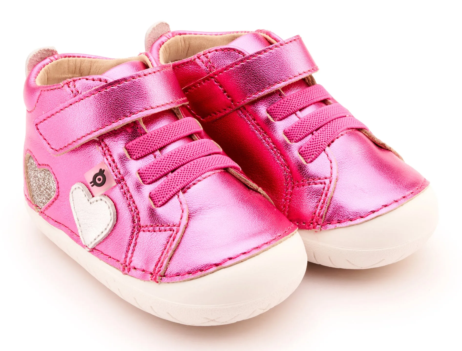 dark colors Old Soles Girl's 4097 Harper Pave Casual Shoes - Fuchsia Foil / Silver / Glam Argent