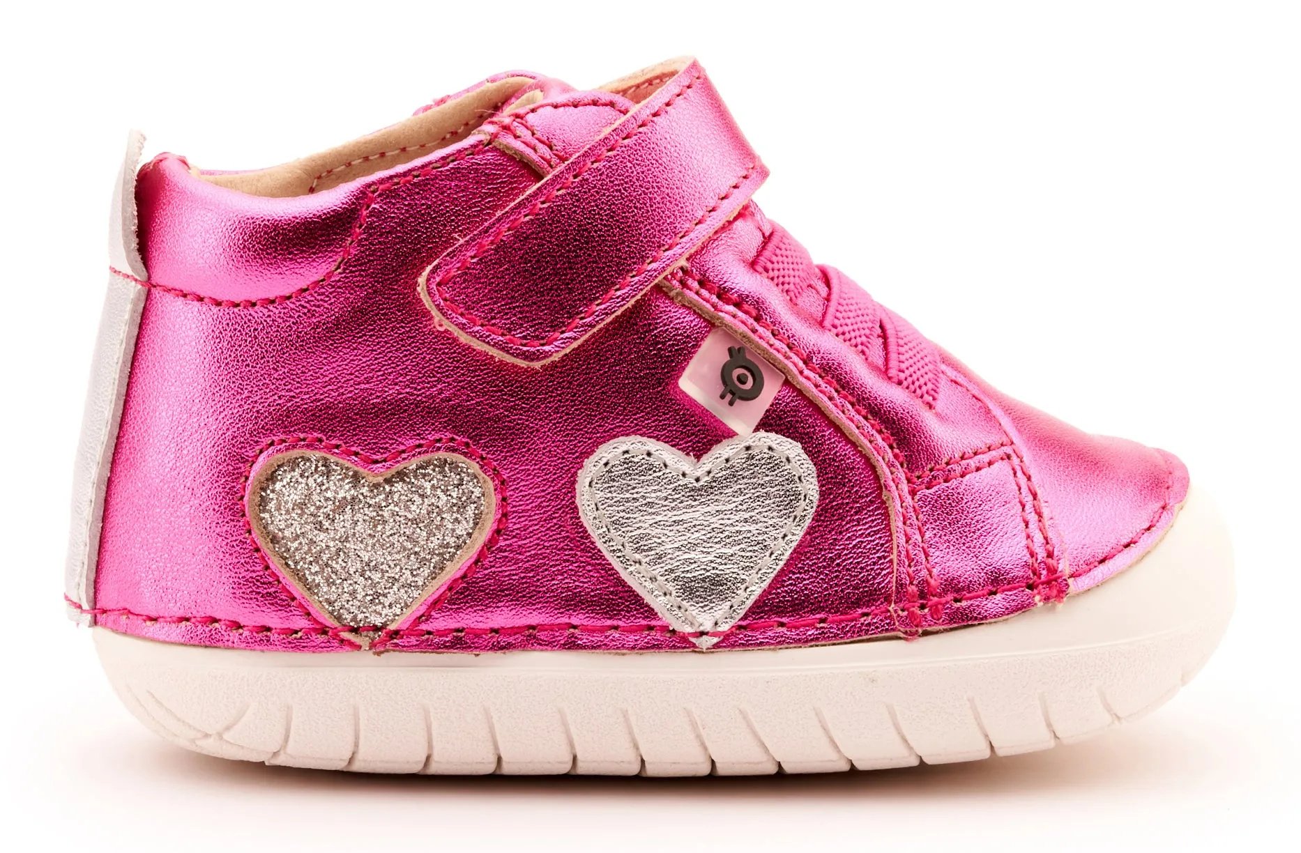 dark colors Old Soles Girl's 4097 Harper Pave Casual Shoes - Fuchsia Foil / Silver / Glam Argent