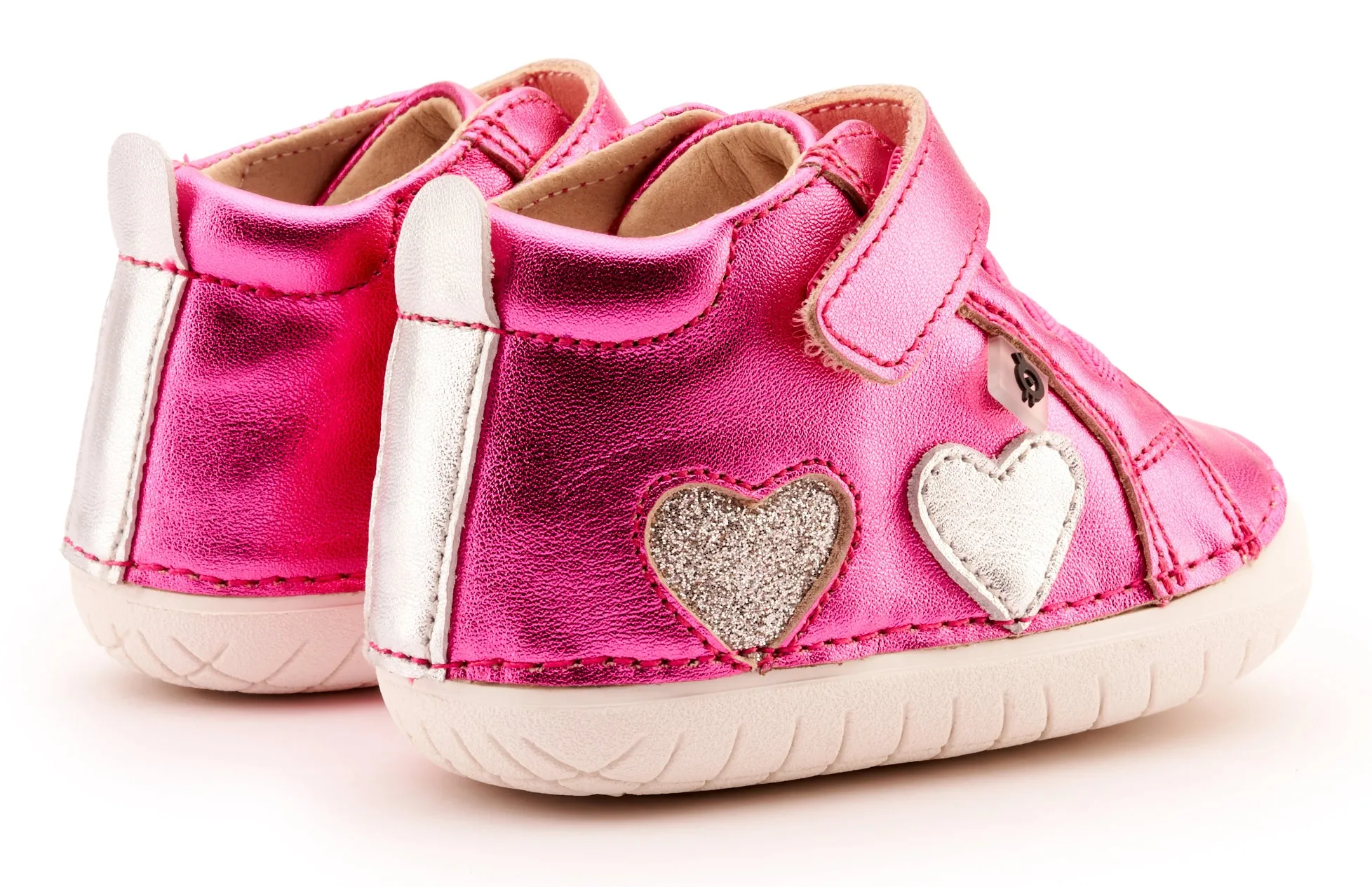dark colors Old Soles Girl's 4097 Harper Pave Casual Shoes - Fuchsia Foil / Silver / Glam Argent