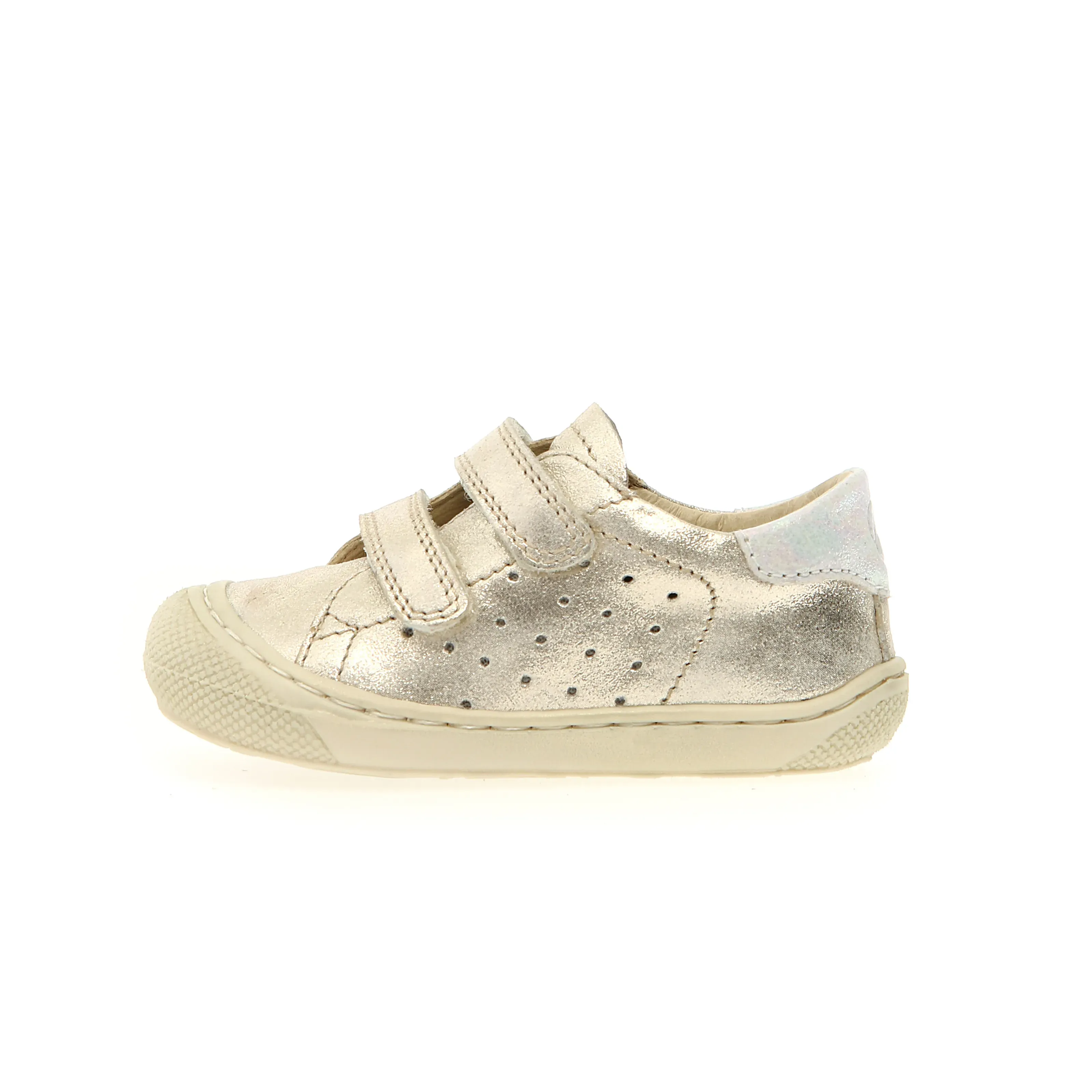 Dark Kids Naturino Girl's Cocoon Low 3 Vl Casual Shoes - Platinum / White