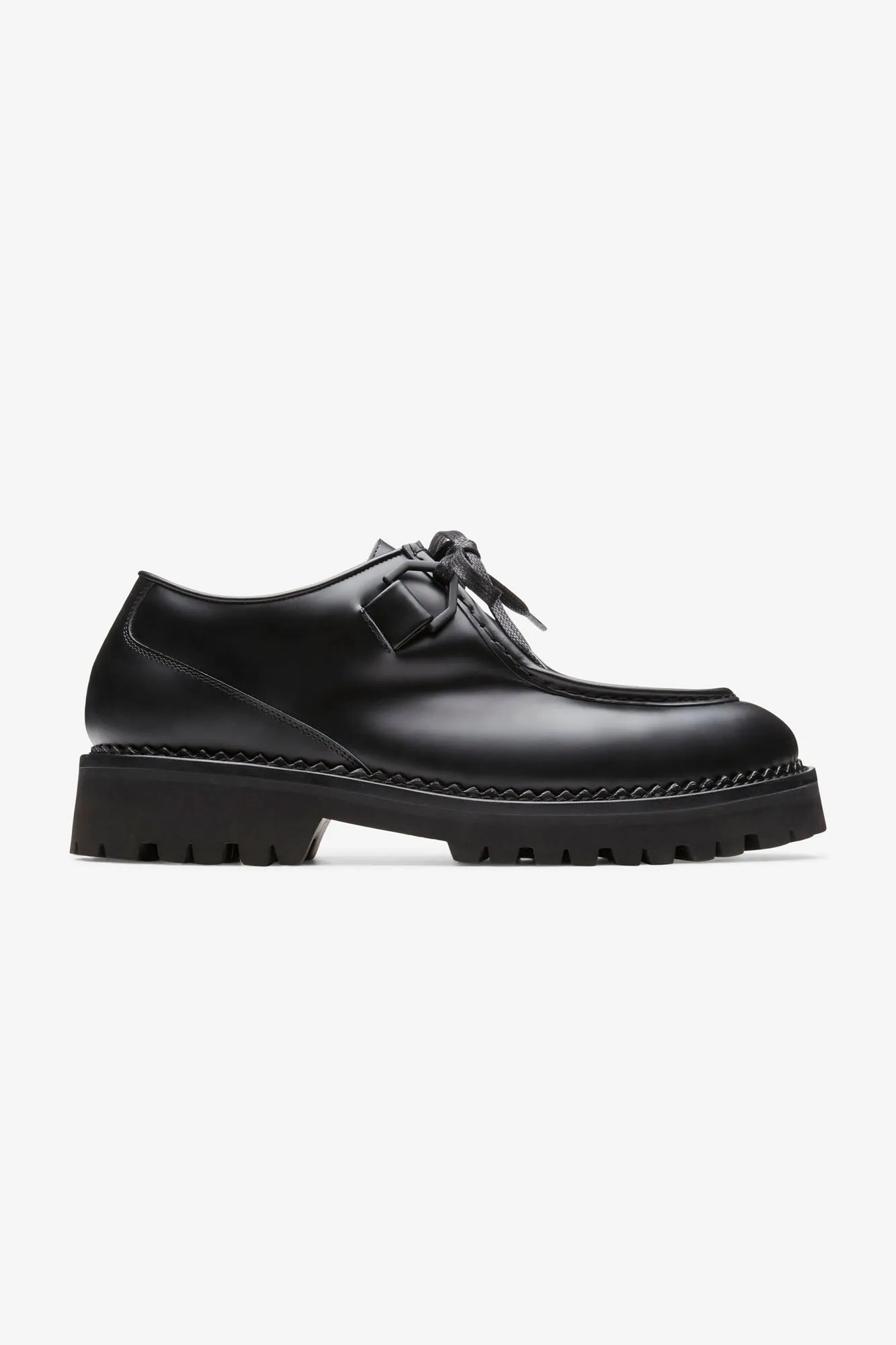 Dave Black Leather Moisture wicking