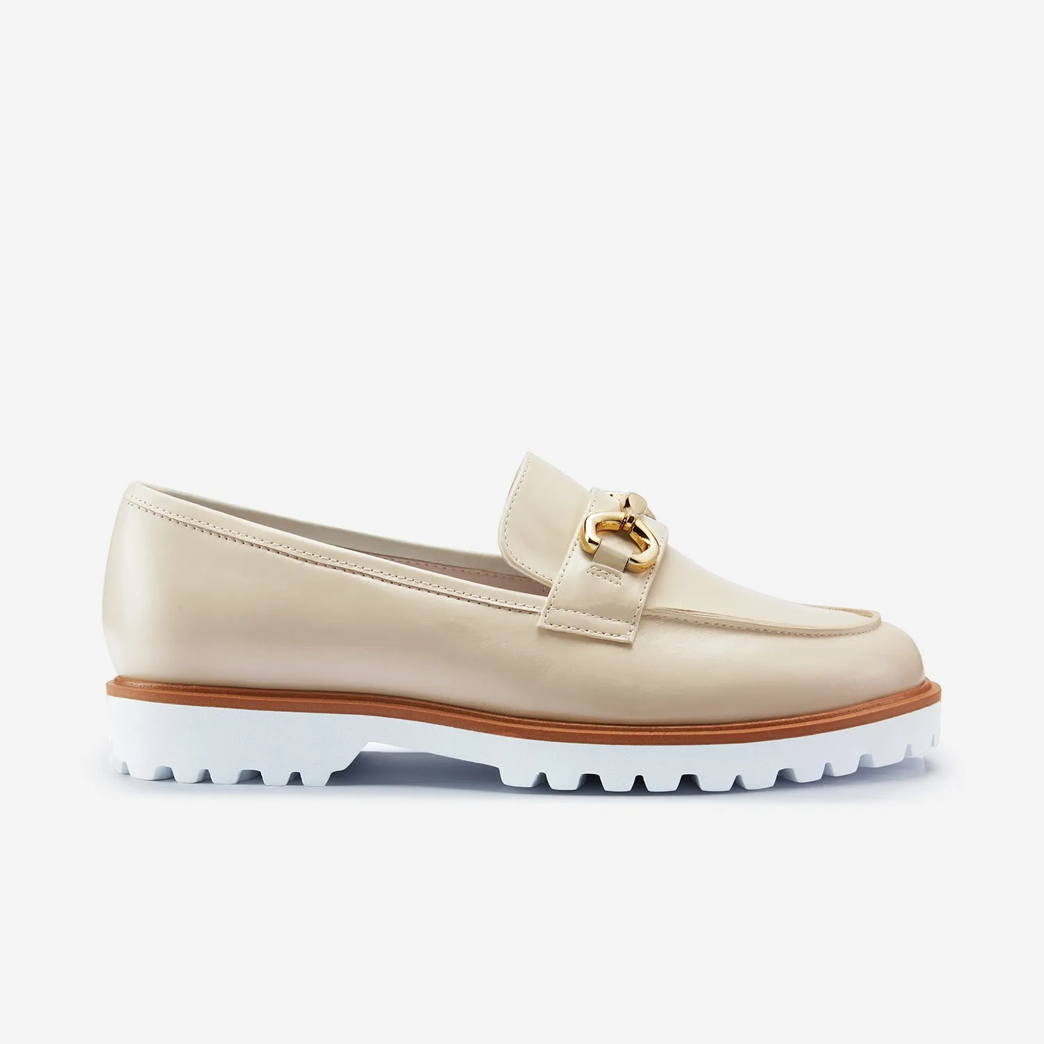 Dawson Loafer | Ivory Leather Quick Step